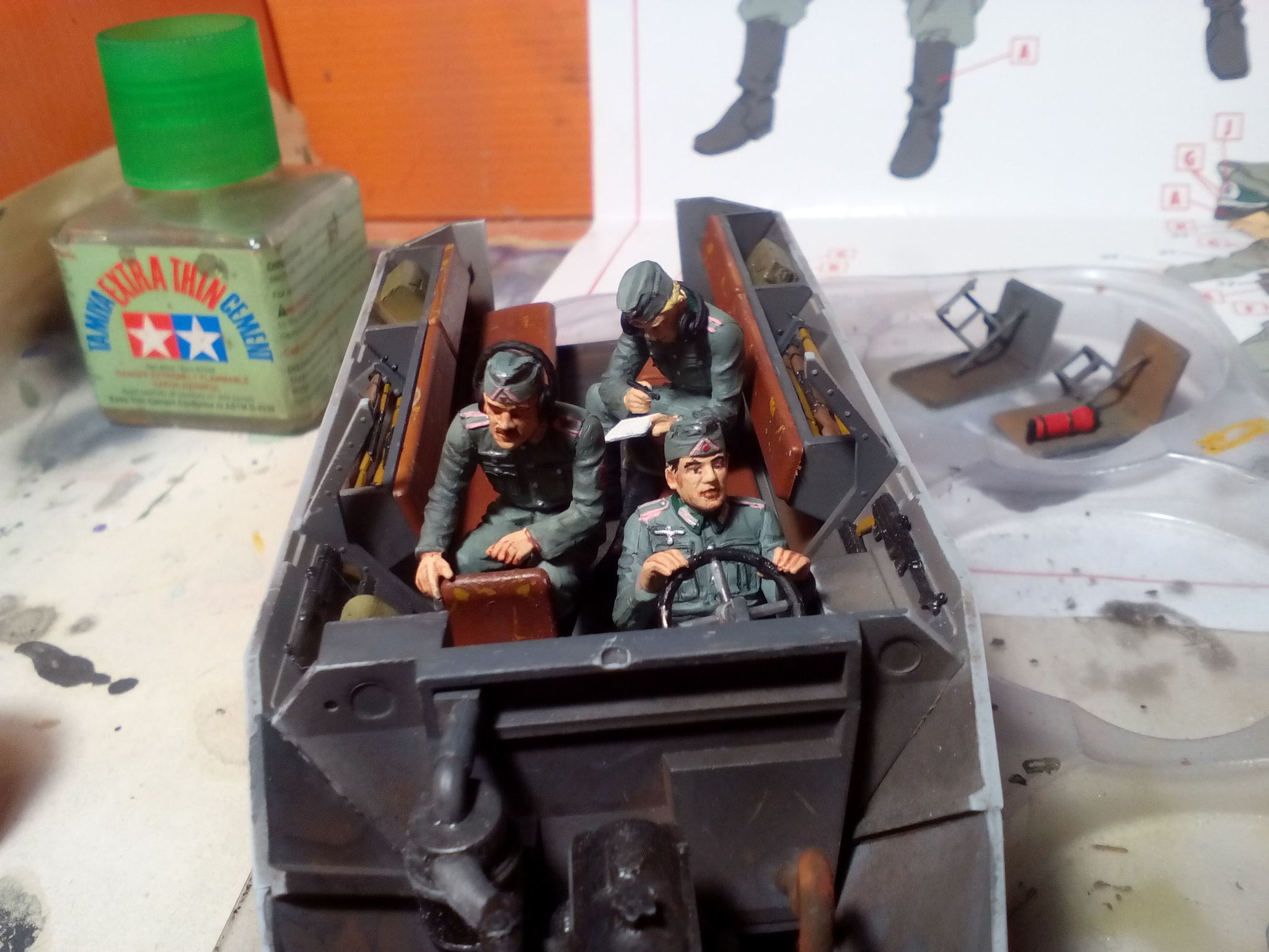 Operation Schwein. Stage 4. Figures (1/35 ICM and Star). Assembly Notes - My, Stand modeling, Prefabricated model, Assembly, Painting, Hobby, Figurines, The Second World War, Wehrmacht, Longpost