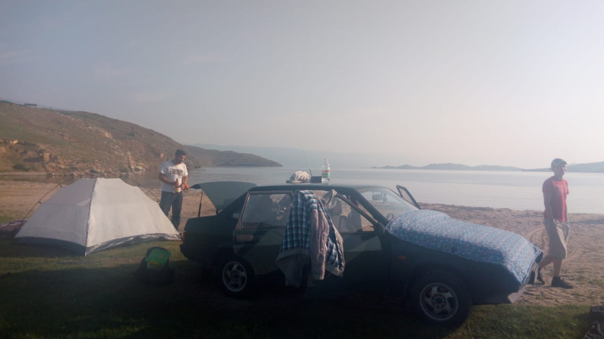 Continuation of the post “6 eggs in a bucket to Baikal” - My, AvtoVAZ, Travels, Travel across Russia, Baikal, Bucket, Eggs, Olkhon, Video, Reply to post, Longpost