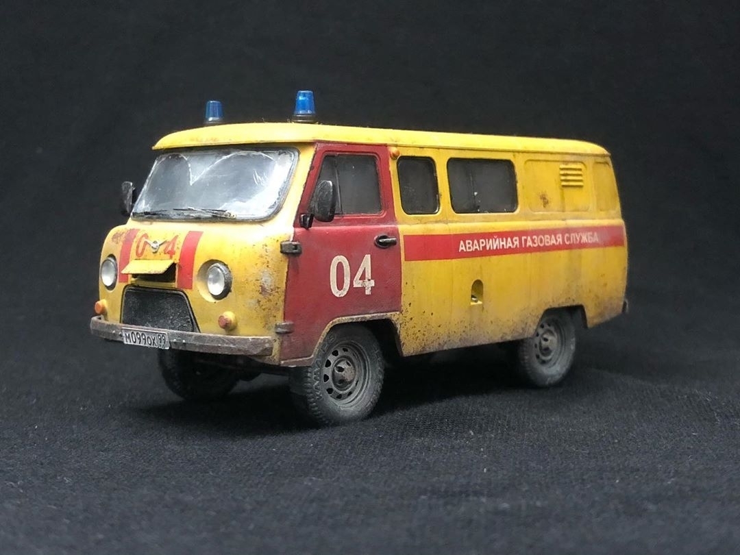 Уаз-3909 в масштабе 1:43 | Пикабу