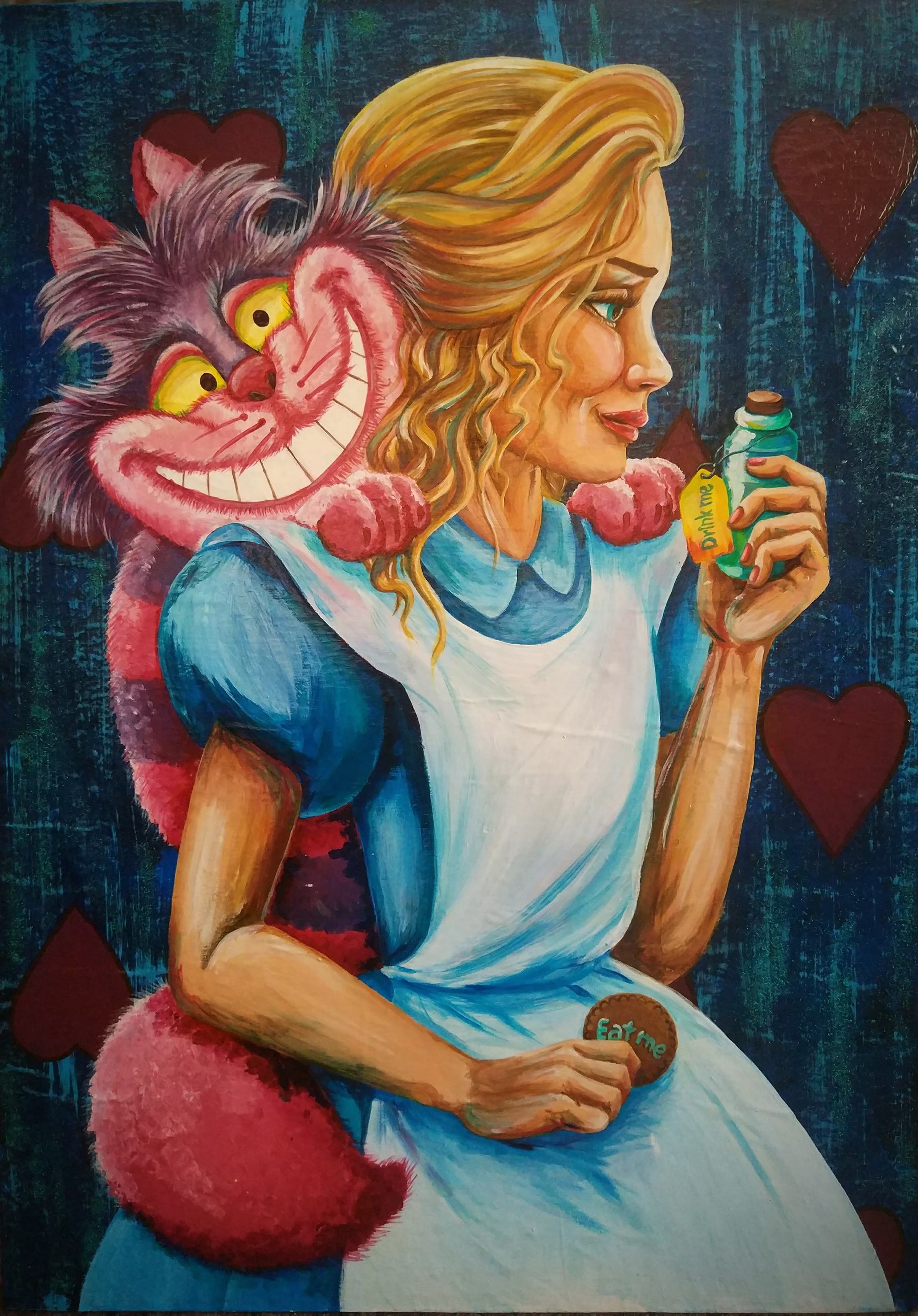 Wonderland - My, Art, Alice in Wonderland, Art, Painting, Sale, Creative, Artist, Longpost