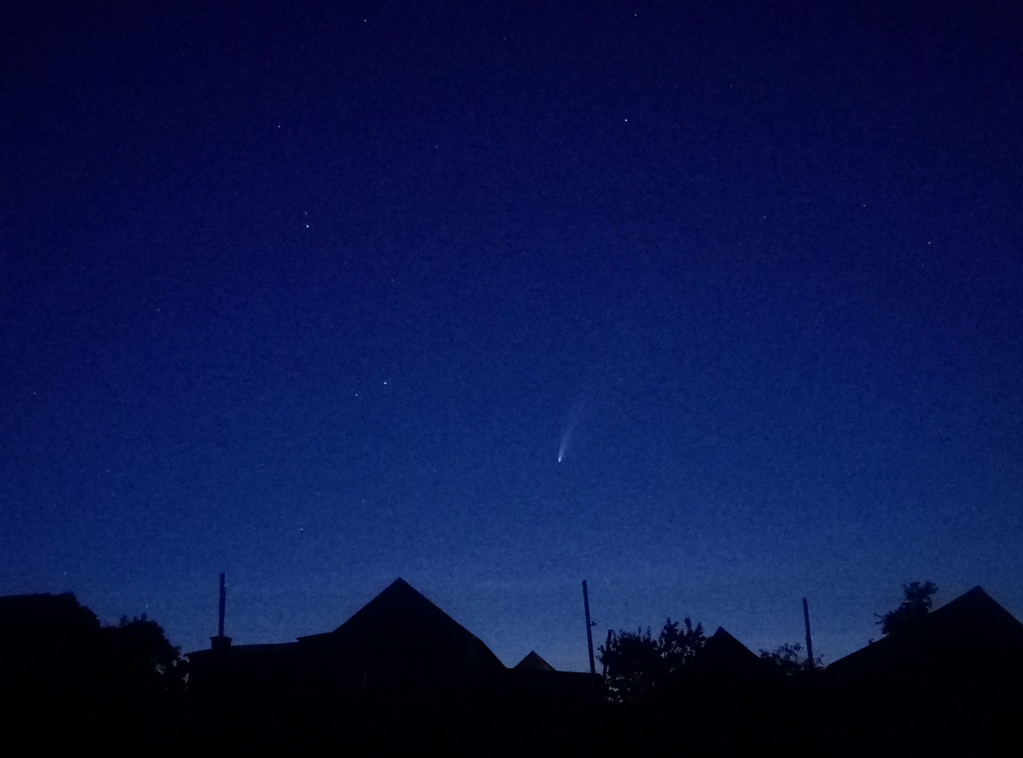 Comet Neowise c2020 - My, Comet, Neowise