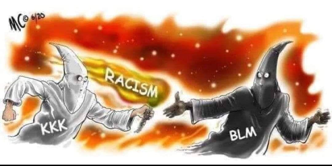 Relay race - Racism, Black people, Black lives matter, Caricature