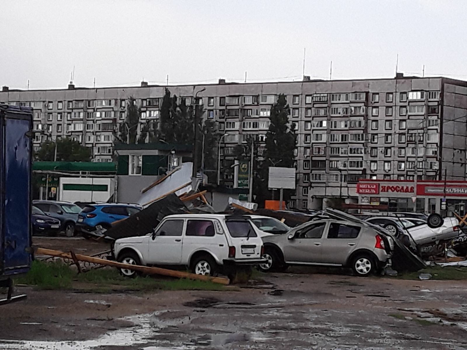 Ураган в Саратовской области 14.07.2020 | Пикабу