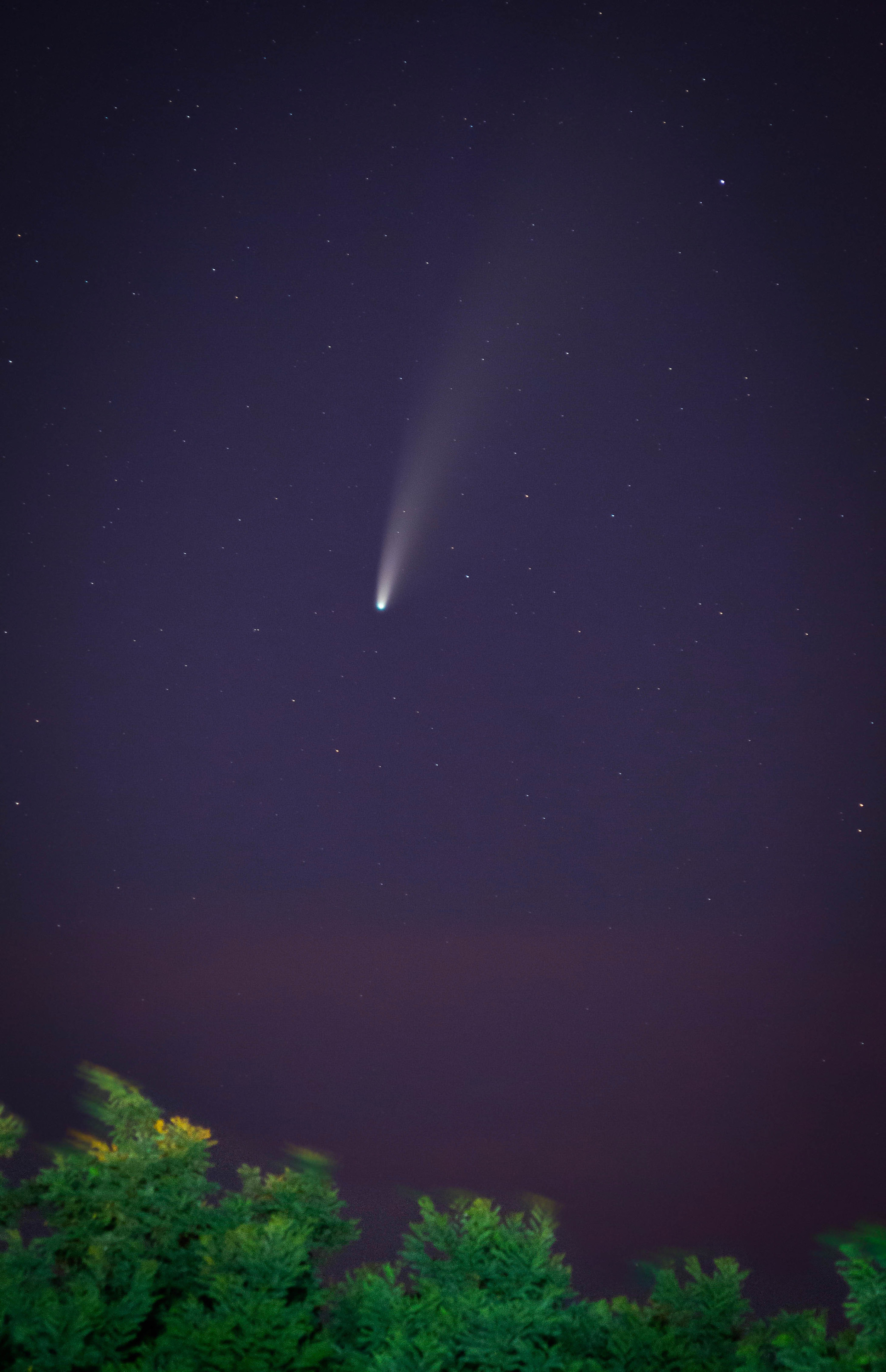 And again comet NEOWISE - My, The photo, Comet, Longpost, Neowise