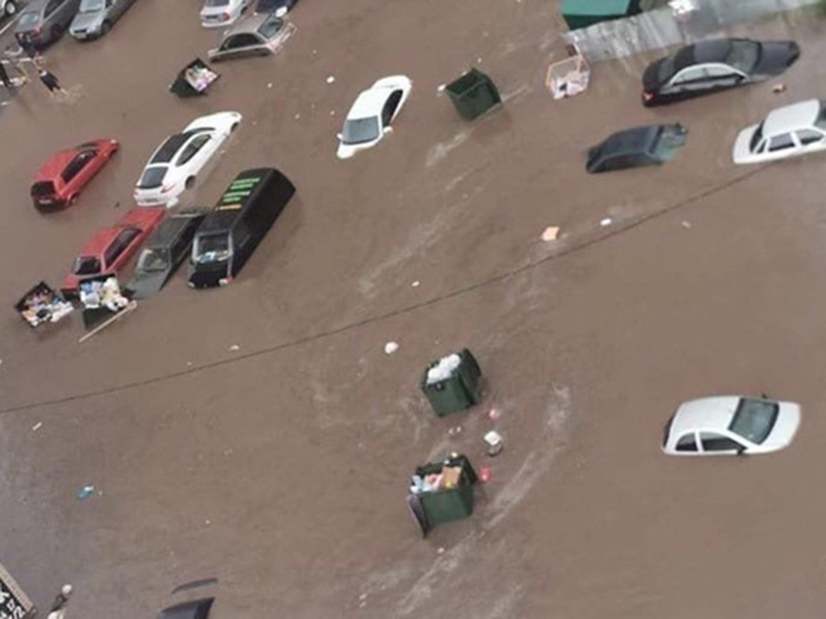 Flood in Rostov-on-Don - My, Shower, Потоп, Flood, Rostov-on-Don, Video, Longpost