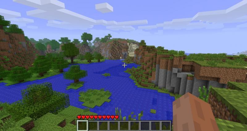 In Minecraft we found the world from the main screen of the game. It was on the screensaver for about 10 years - Minecraft, Game world news