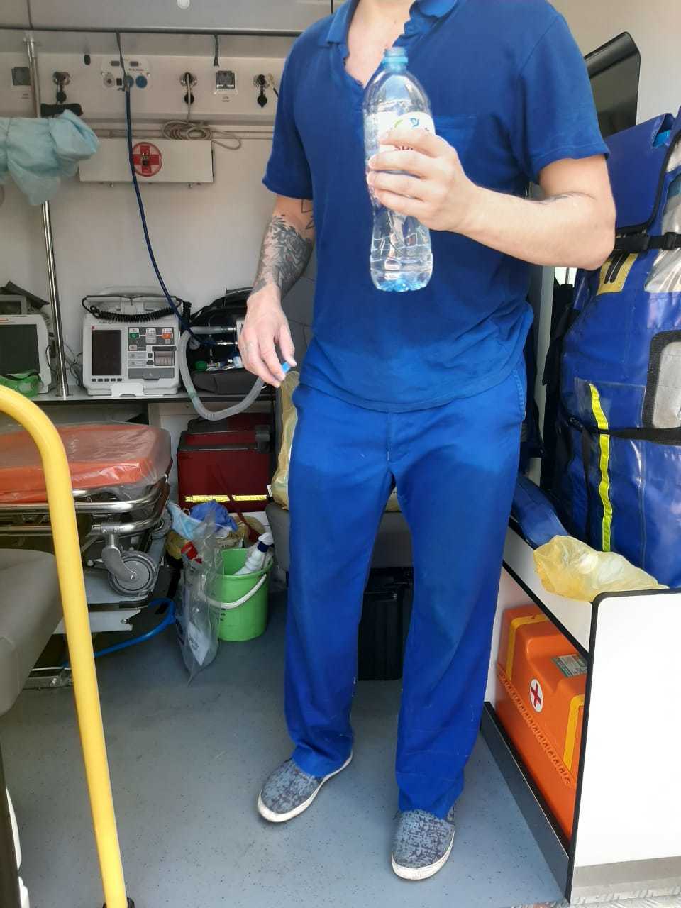 In PPE in the heat of +30 - My, Ambulance, Coronavirus