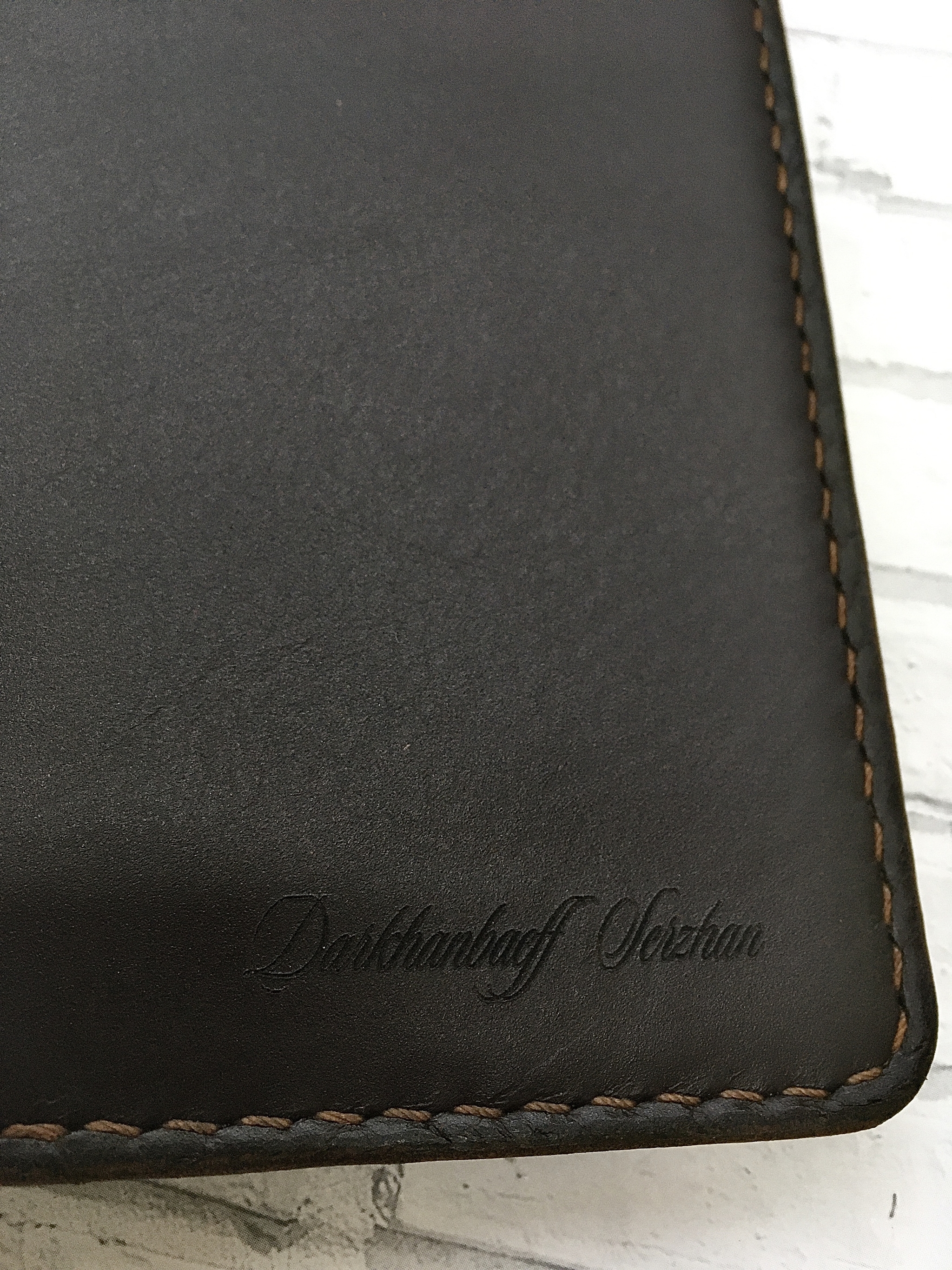 Wallet currency holder - My, Natural leather, Handmade, Purse, Longpost, Needlework without process