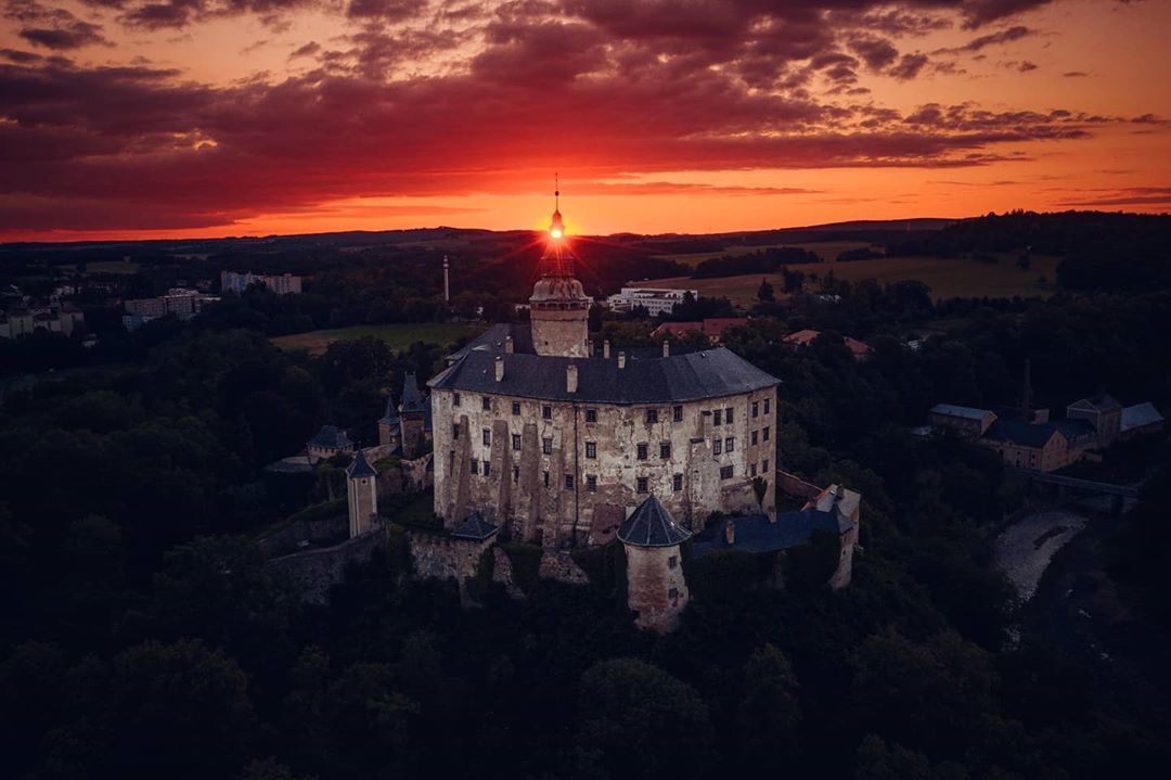 Czech sights that amaze with their beauty. Part 1 - Czech, Europe, Lock, Locks, Sunset, The photo, Longpost