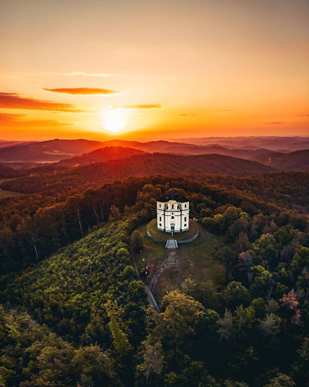 Czech sights that amaze with their beauty. Part 1 - Czech, Europe, Lock, Locks, Sunset, The photo, Longpost