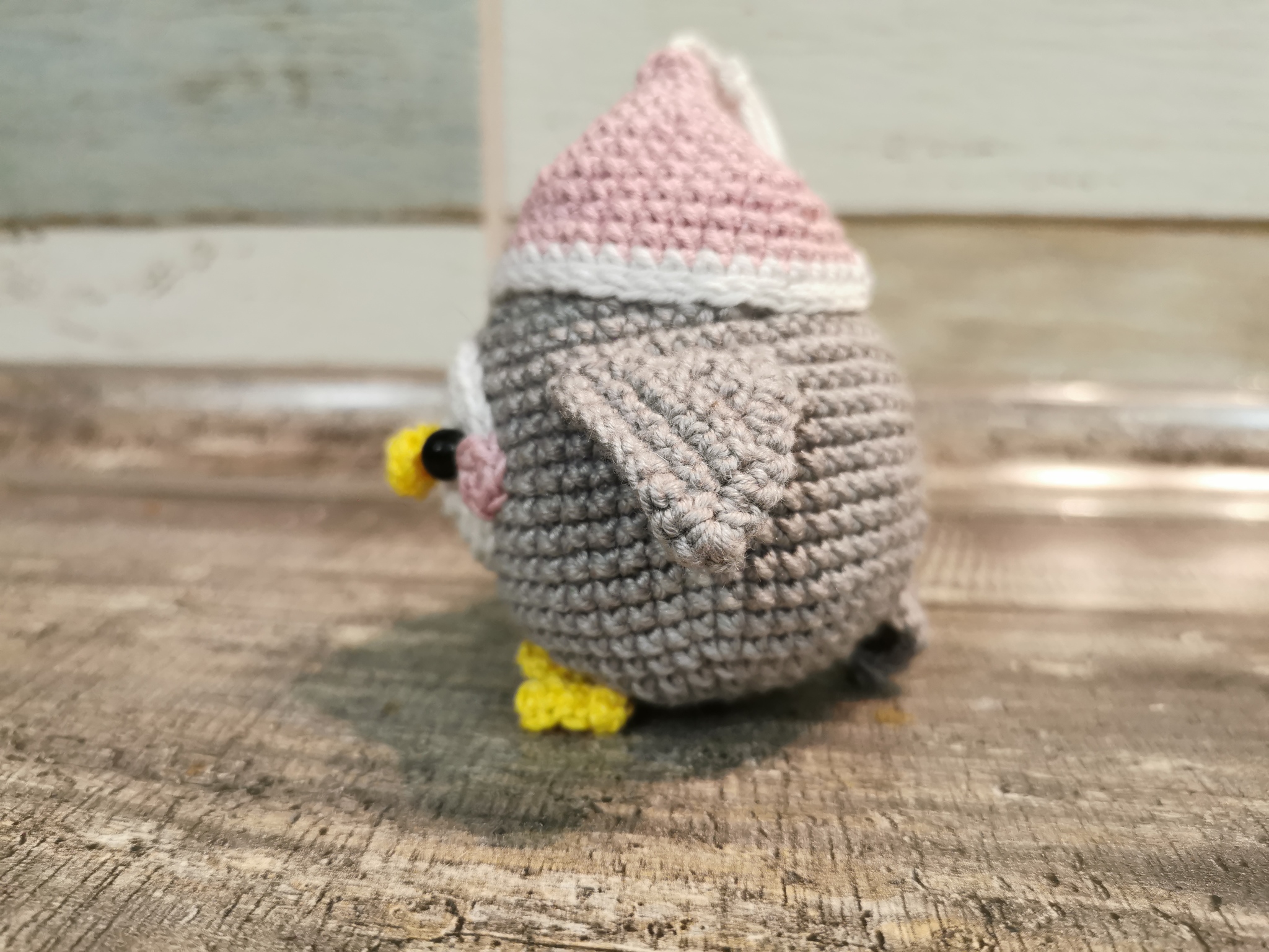 Meet Snowball) - My, Amigurumi, Penguins, Cap, Crochet, Longpost