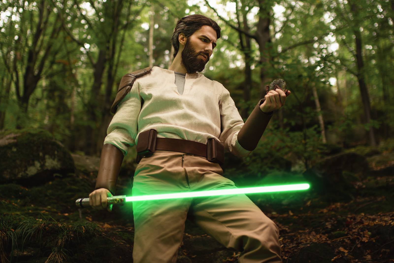 Kyle Katarn - Star Wars: Jedi Knight series by Mary & Feinobi cosplay - Cosplay, Star Wars, Jedi Knight, Kyle Katarn, Jedi, Lightsaber, Longpost