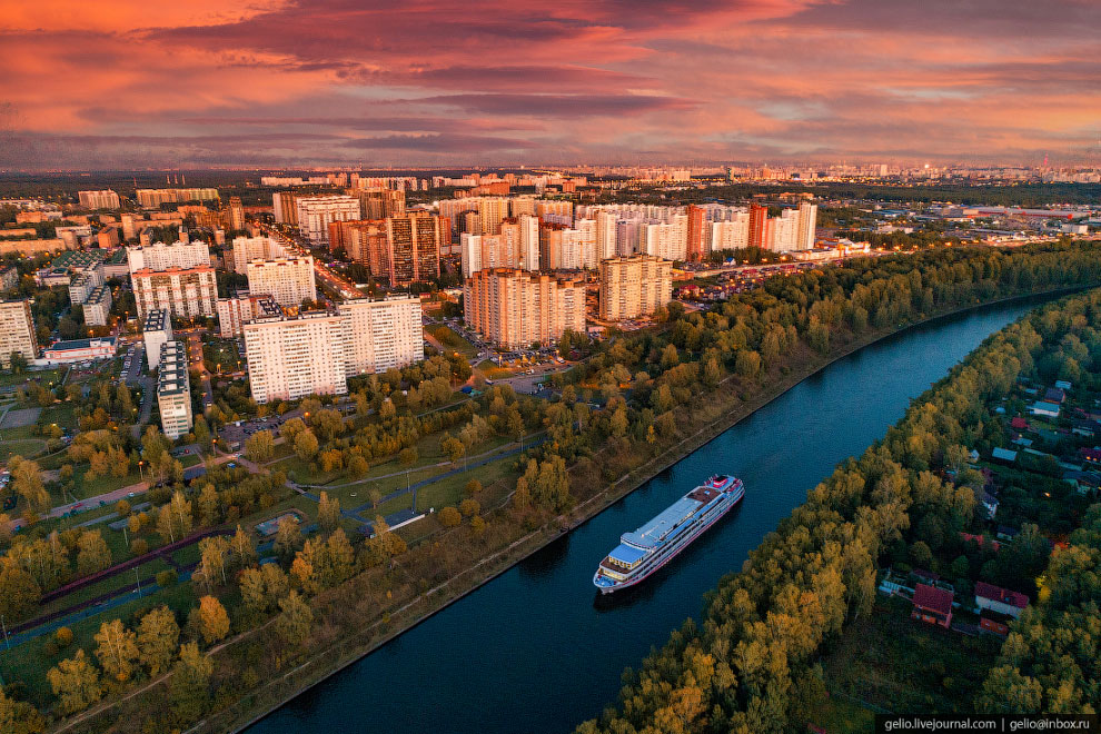 The Moscow region from above is the heart of Russia. Part 1 - Moscow region, The photo, Russia, Longpost