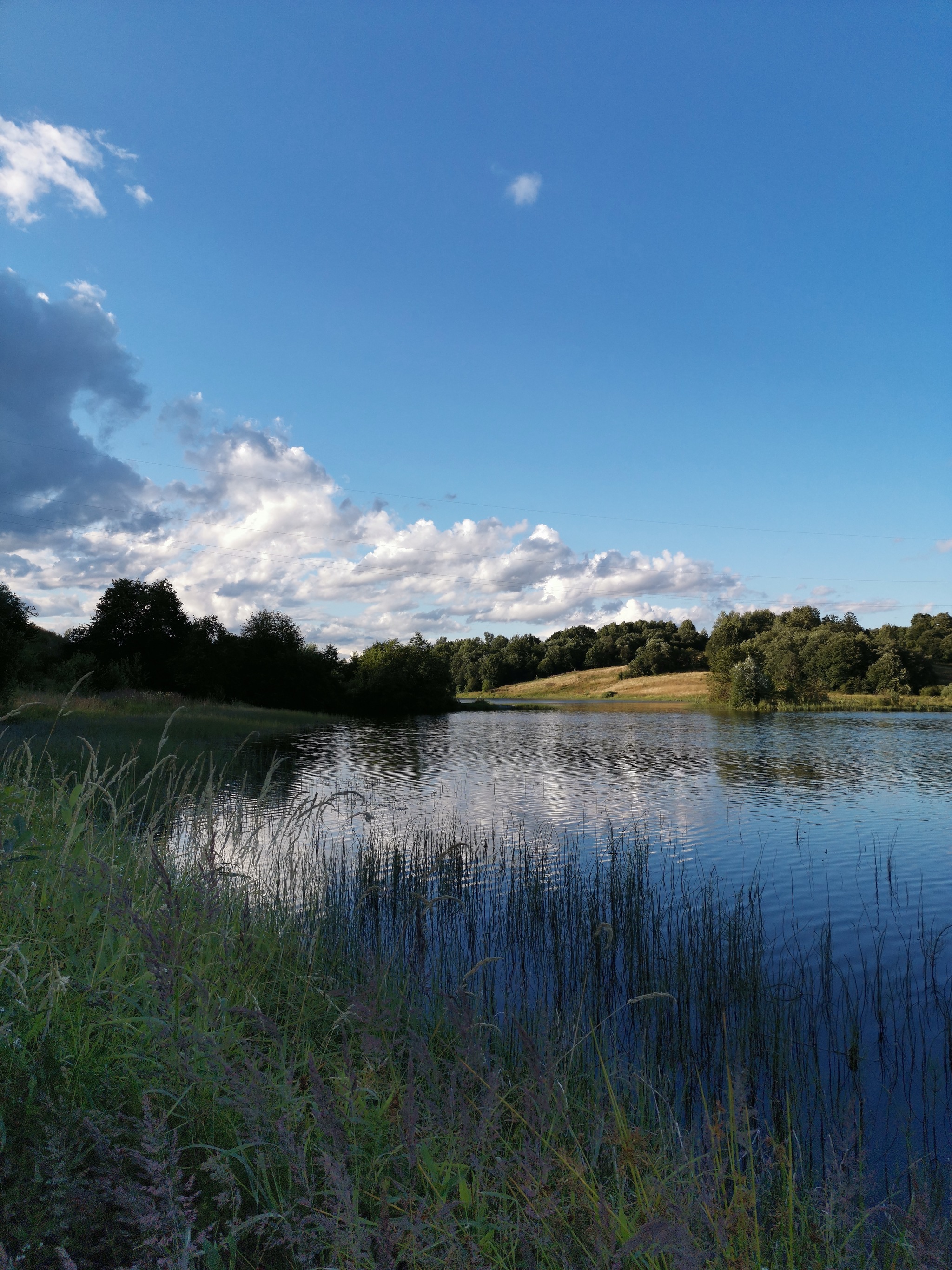 Clouds - My, Clouds, Lake, Longpost