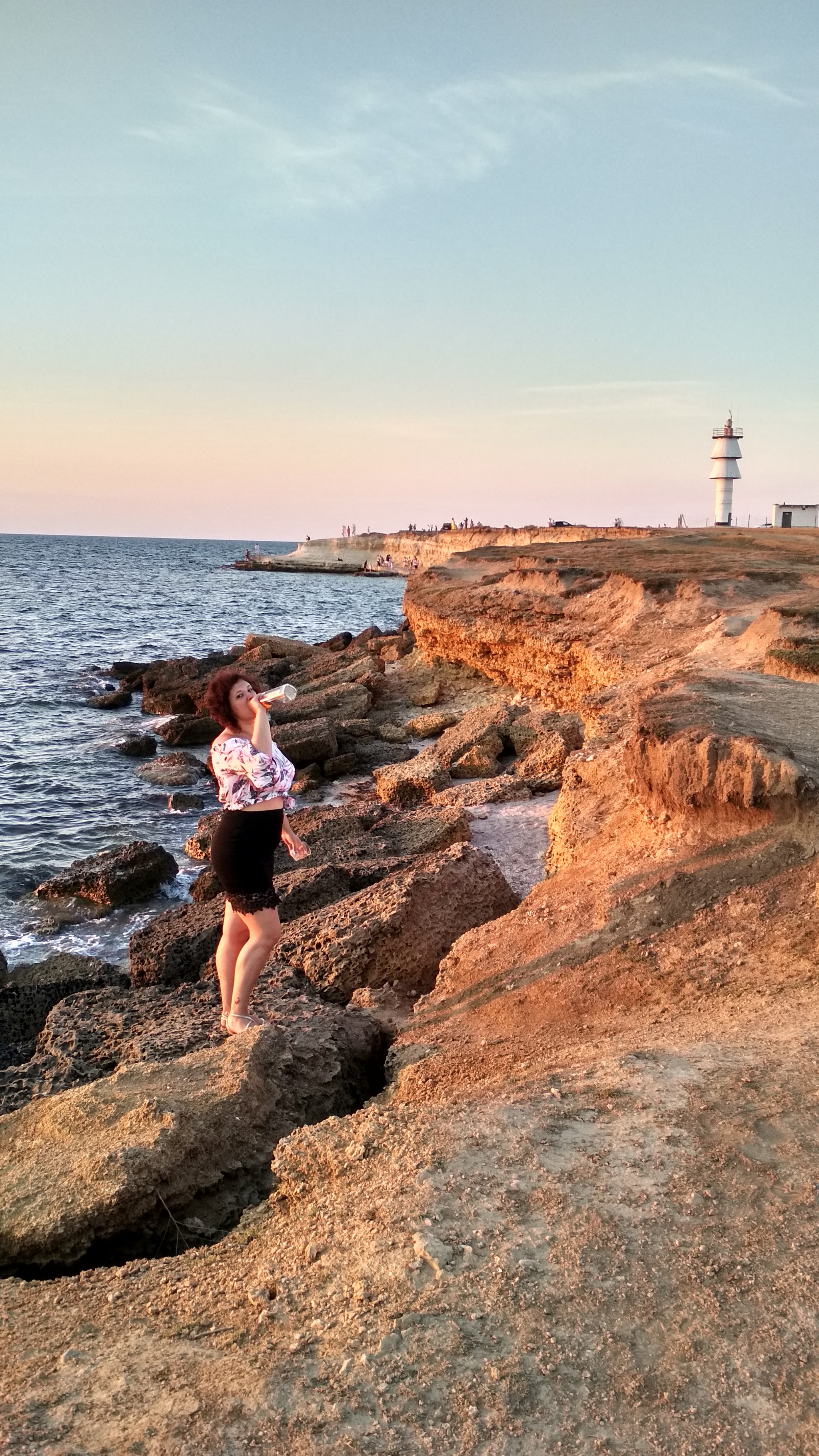 Friday. My. And my grandma)) - My, Friday, Sea, Black Sea, Longpost