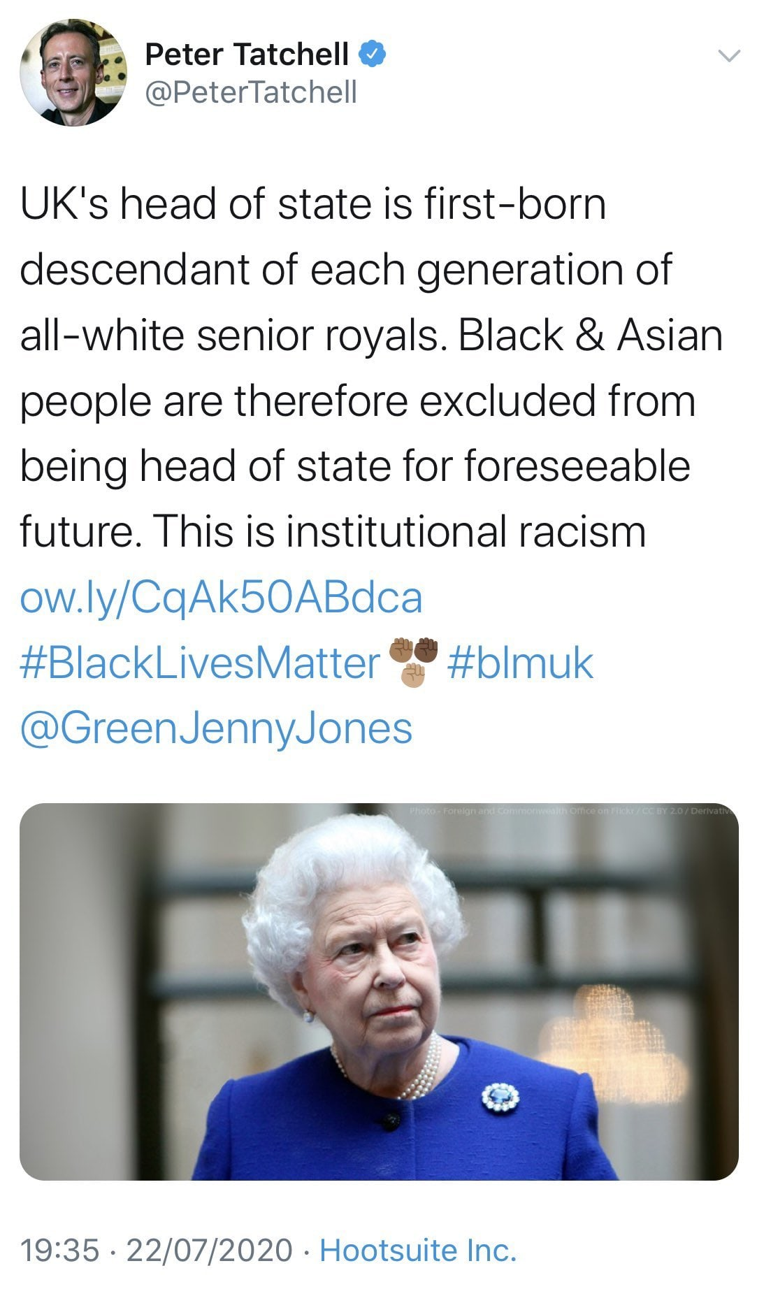 British activist: The royal family is white and it's racist - Racism, Great Britain, Activists, Queen Elizabeth II, Twitter, The Royal Family