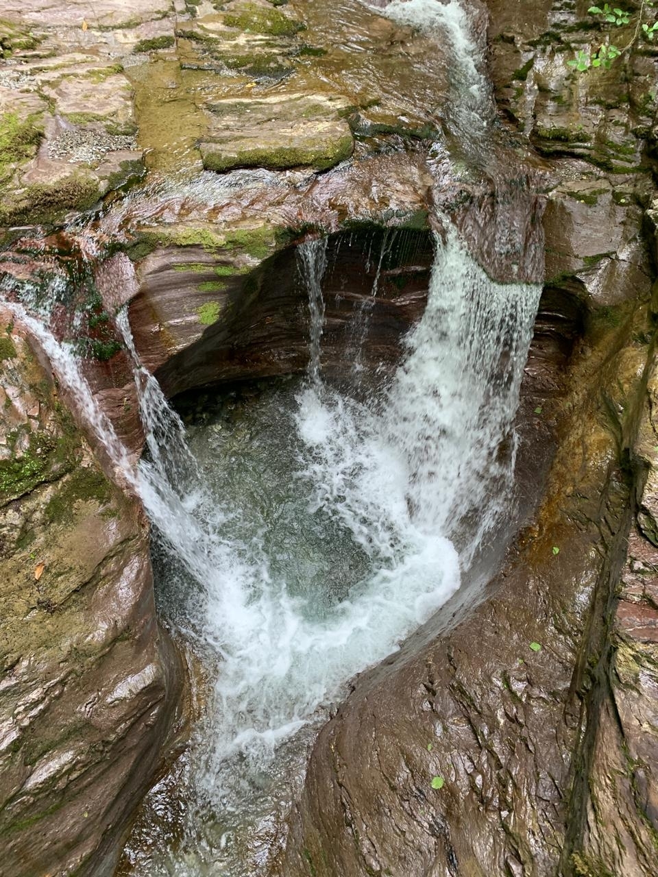 Walk to the Upper Azhek waterfall - My, Hiking, Sochi, Waterfall, Nature, Longpost