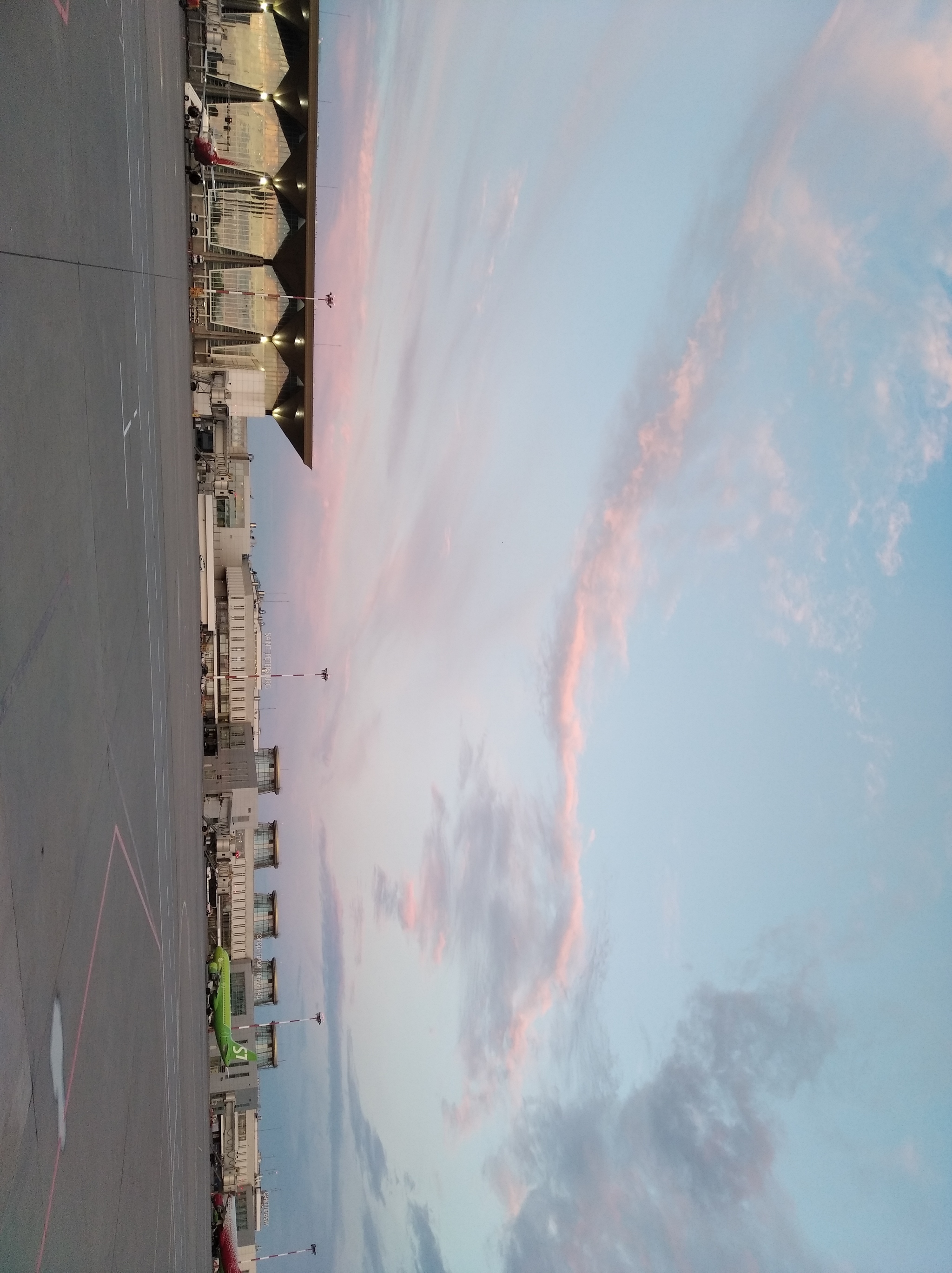 Clouds.Airport - My, Aviation, Clouds, Longpost