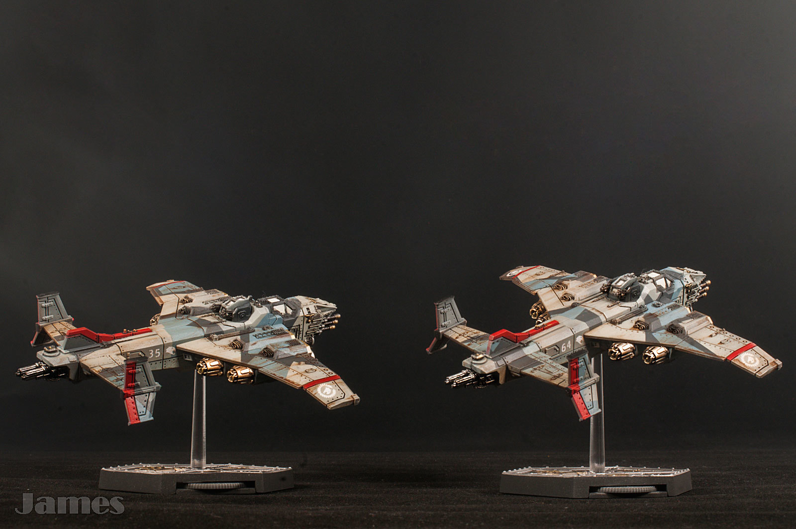 Warhammer 40k Aeronautica Imperialis Marauder Destroyers - My, Warhammer 40k, Miniature, Bomber, Board games, Wh miniatures, Longpost