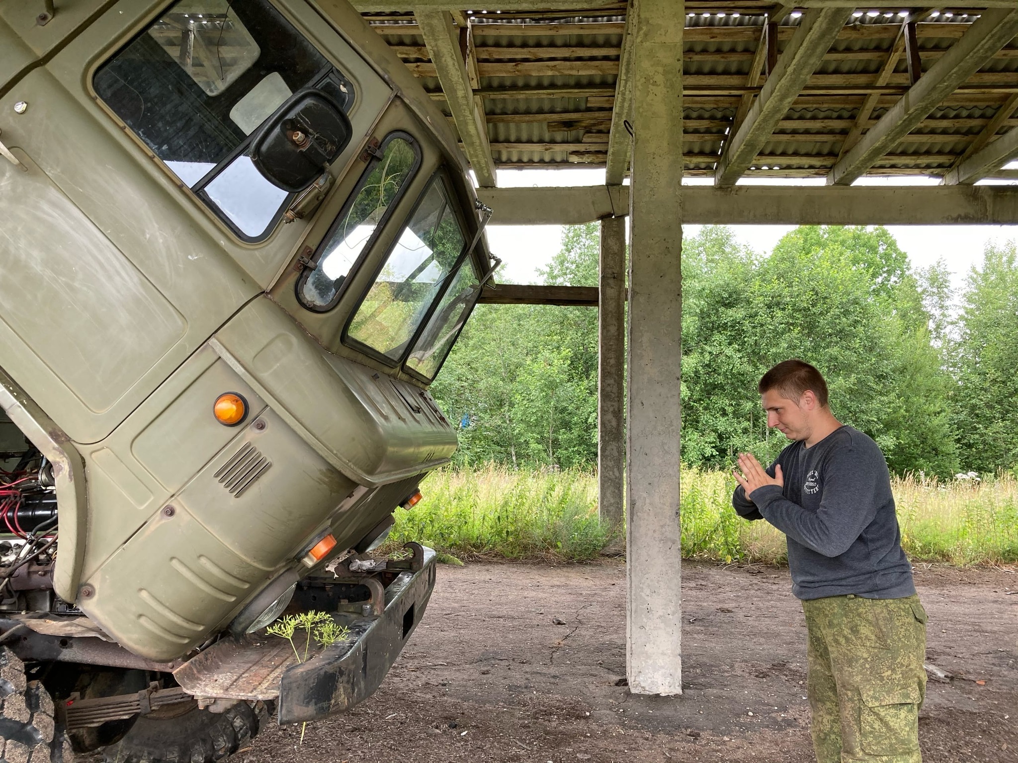 Chronicles of life in an army all-terrain vehicle. Part 4, everything goes wrong... - My, Gaz-66, Village, Downshifting, Relocation, With your own hands, Longpost, Video