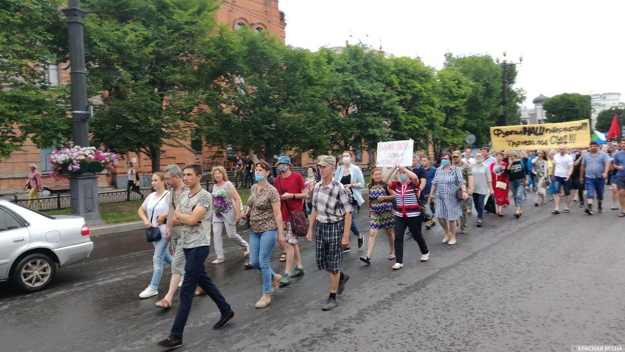 For the “Far Eastern Confederation”? Protests continued in Khabarovsk - Politics, Sergey Furgal, Khabarovsk, Rally, Reportage, Protest, Longpost