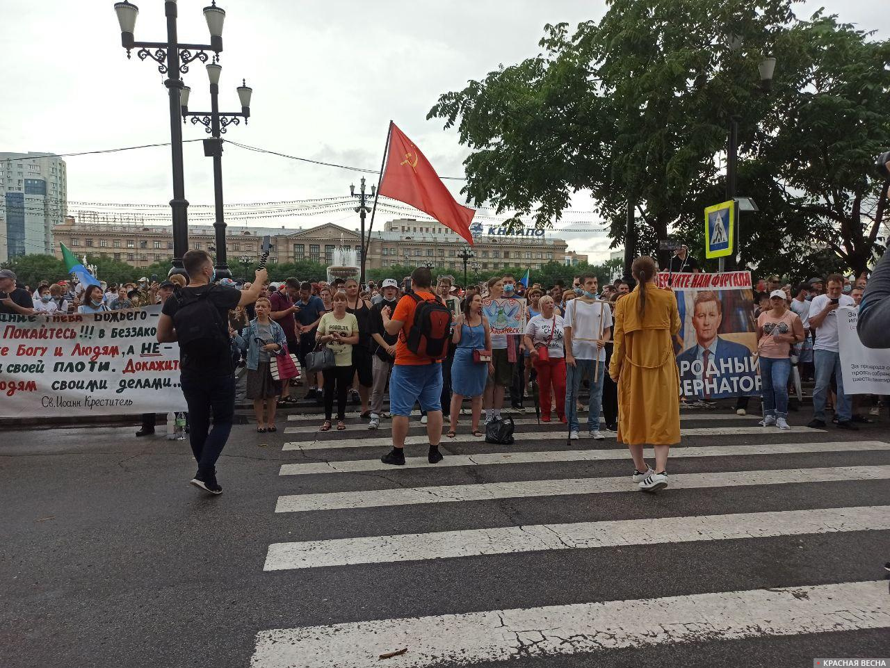 For the “Far Eastern Confederation”? Protests continued in Khabarovsk - Politics, Sergey Furgal, Khabarovsk, Rally, Reportage, Protest, Longpost