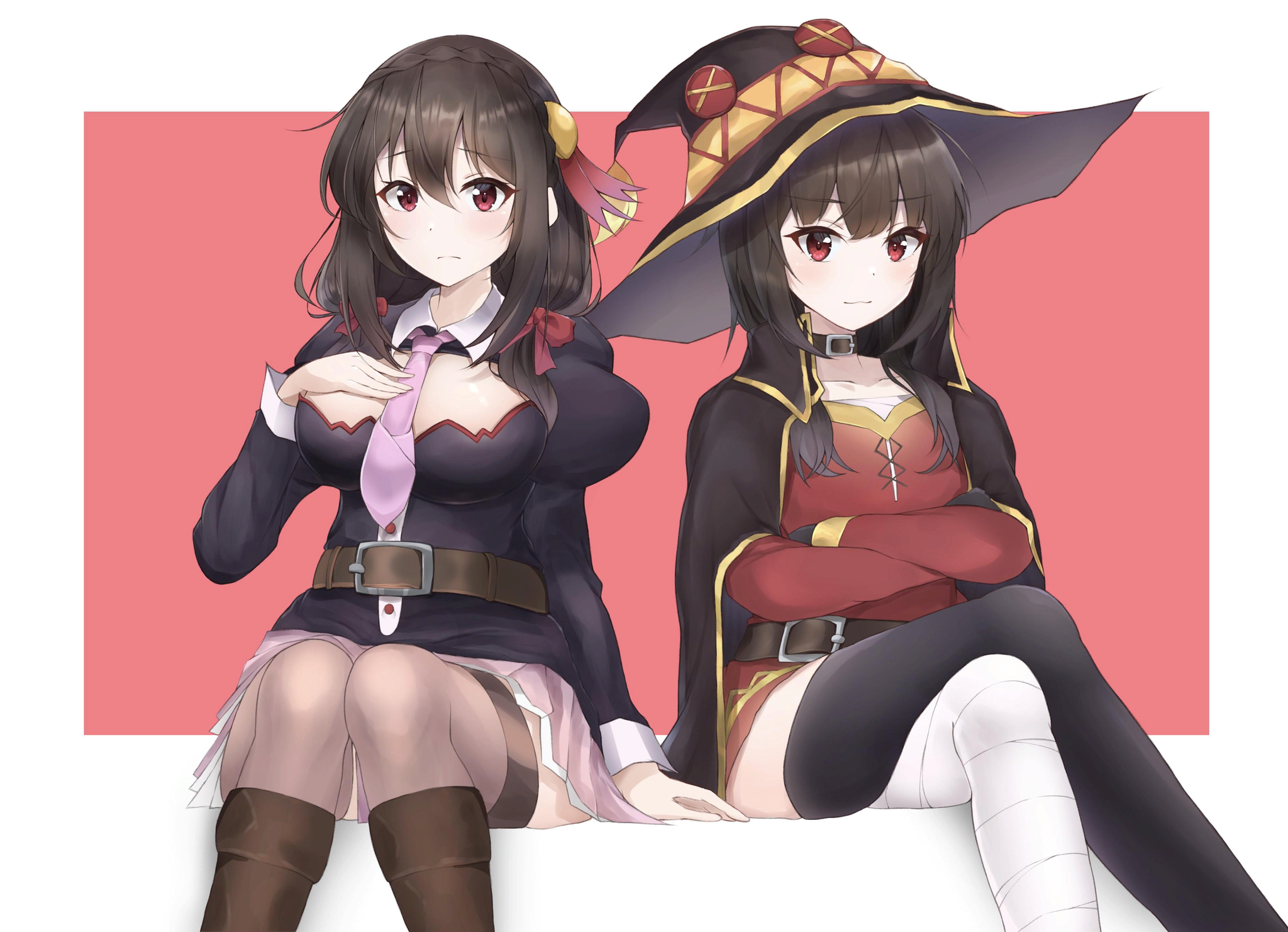 Scarlet cuties - Konosuba, Yunyun, Megumin, Anime art, Anime