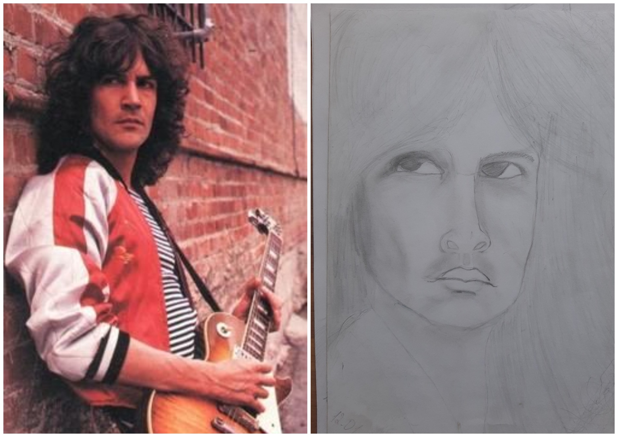 Blast from the past - My, Pencil drawing, Musicians, Rock, Creation, Longpost