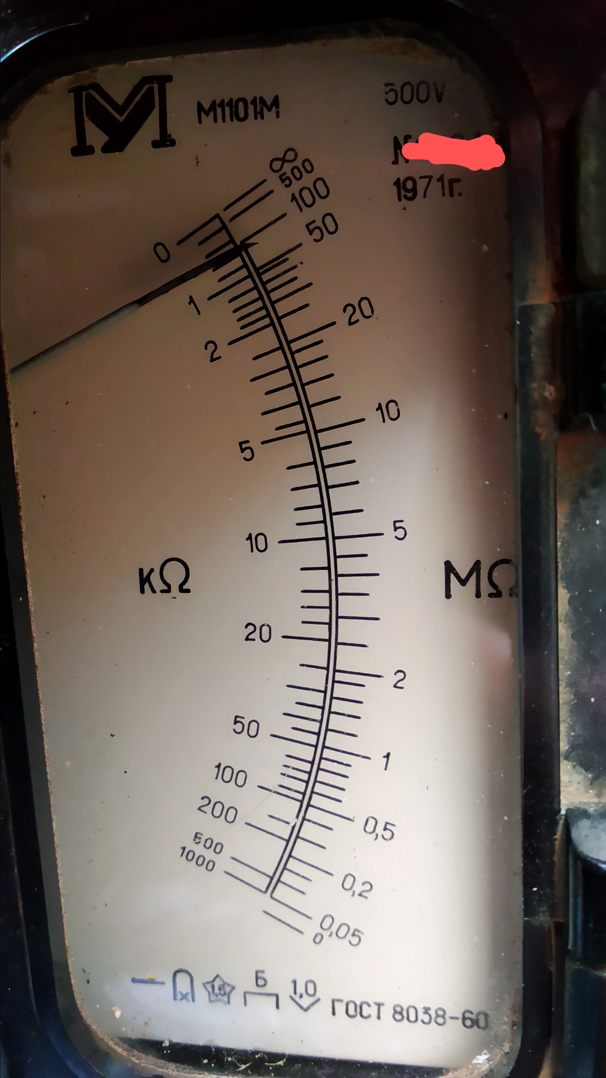 Мегомметр 1971г...и еще отлично меряет - Моё, Электричество, Энергетика (производство энергии), Лига Электриков, Электрик, Длиннопост