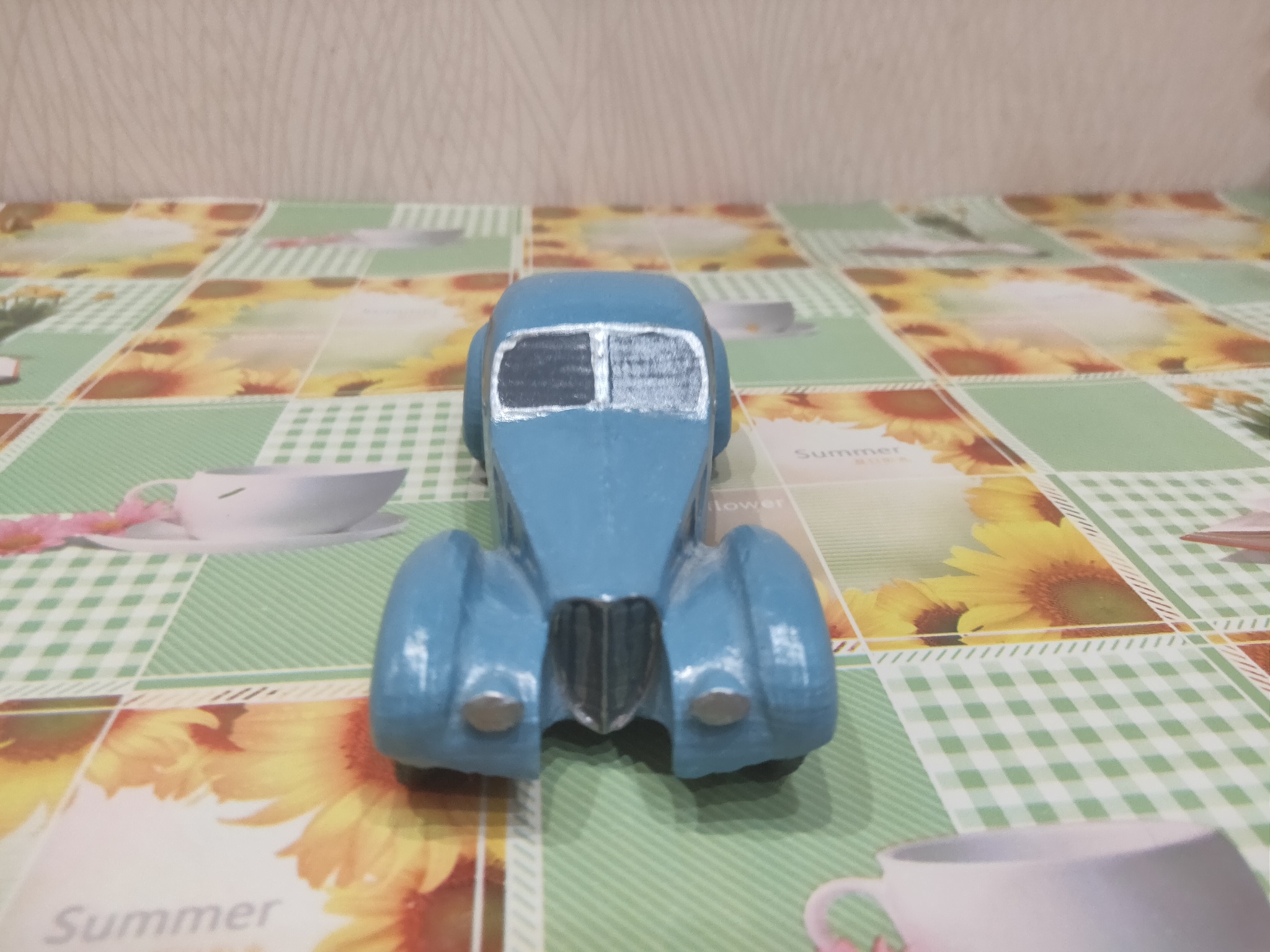 1937 Bugatti Type 57SC Atlantic made on a 3D printer - My, Bugatti, 3D printer, The photo, Art, Auto, Figurines, Longpost