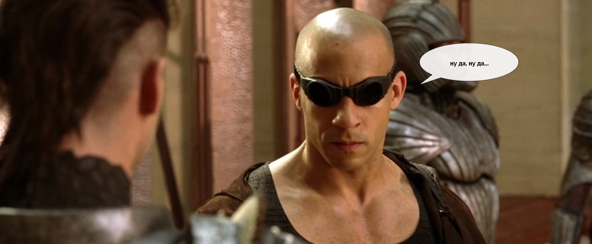 Shock! Incident on Helion Prime! - My, Humor, The Chronicles of Riddick, Riddick, Vin Diesel, Black lives matter, Black people, Longpost