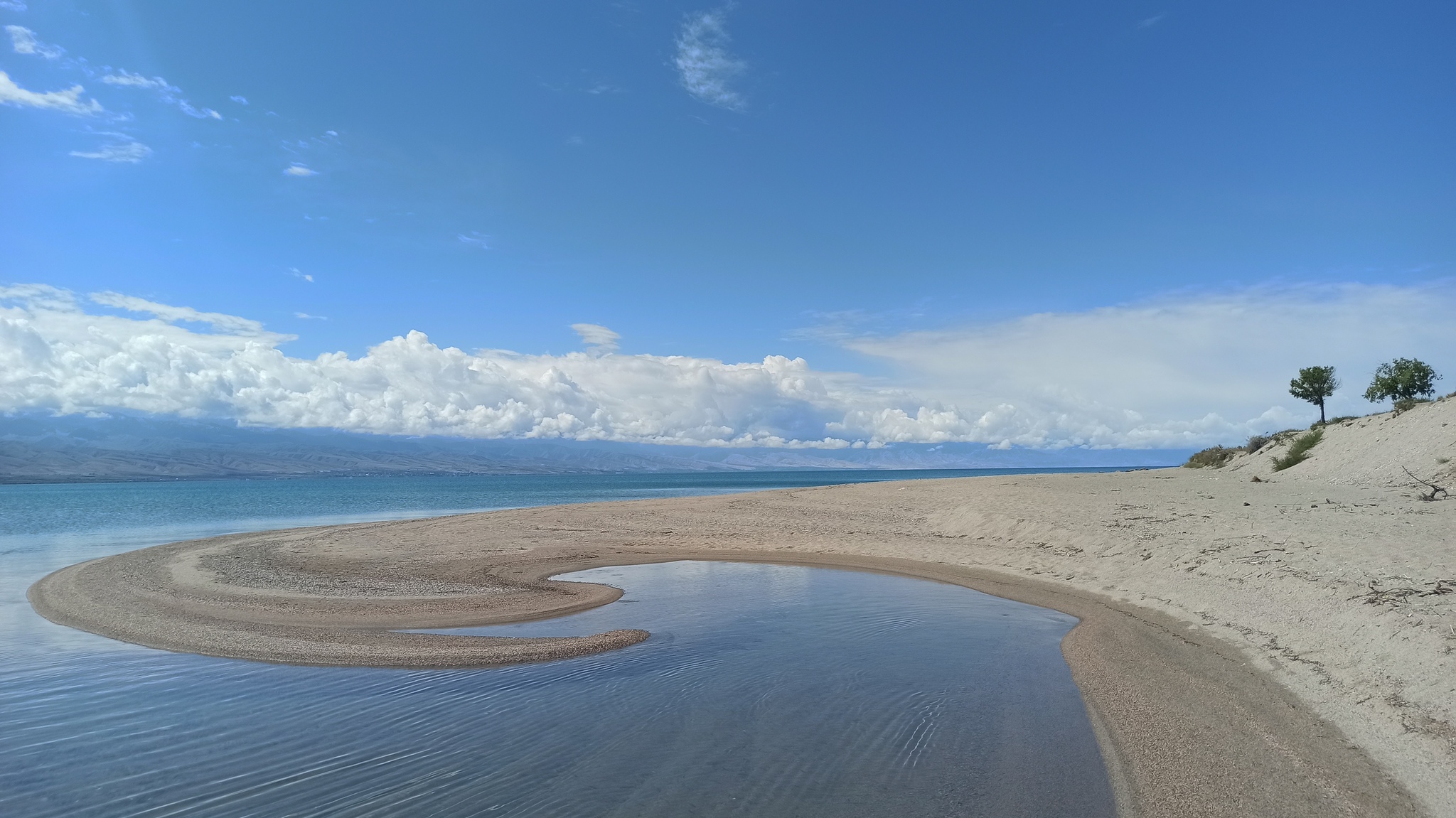 Issyk-Kul - My, Hitch-hiking, Kyrgyzstan, Issyk-Kul, Lake, The photo