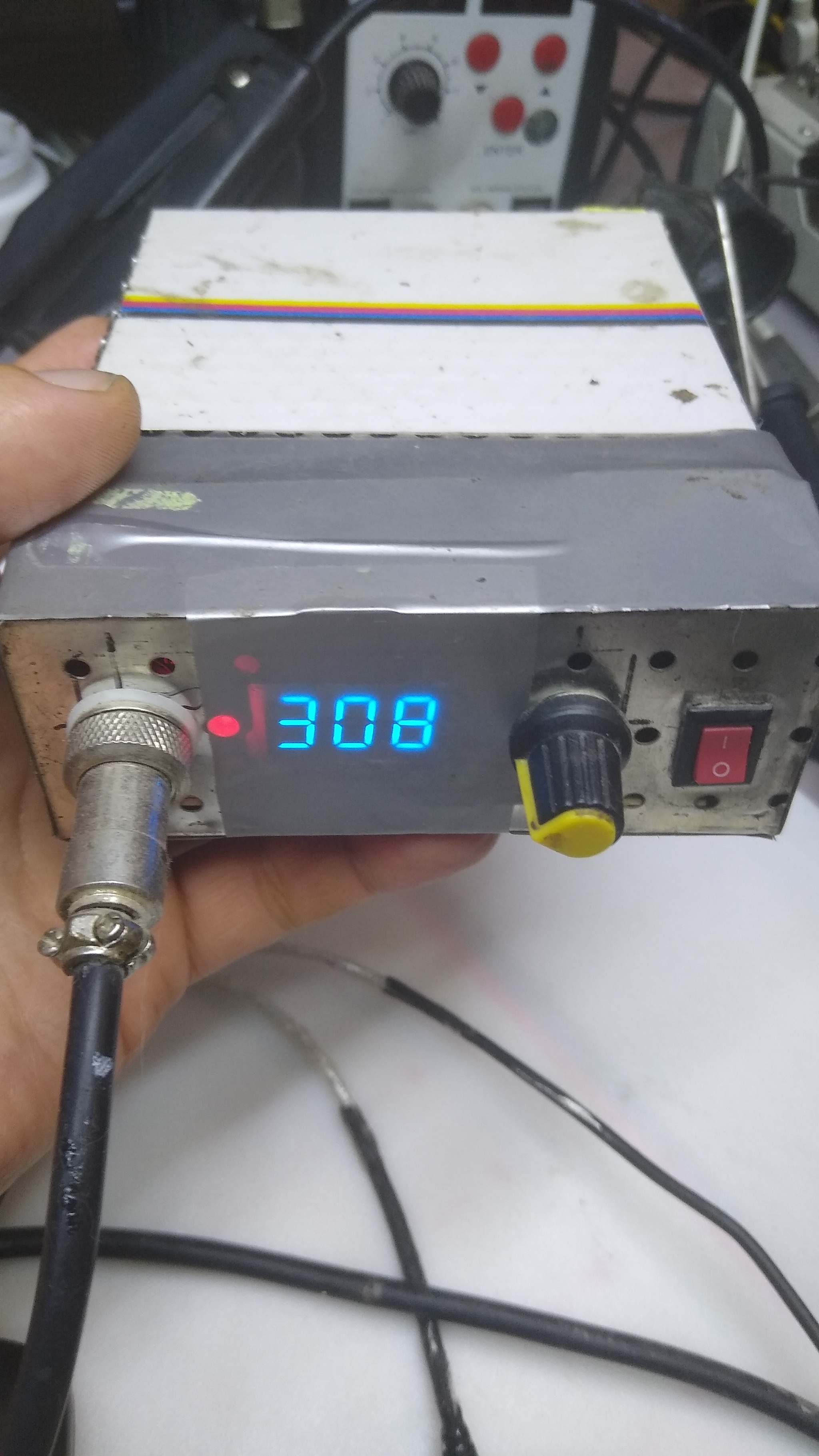 Бюджетная доработка "Народного паяльника" Bakon BK950D | Пикабу