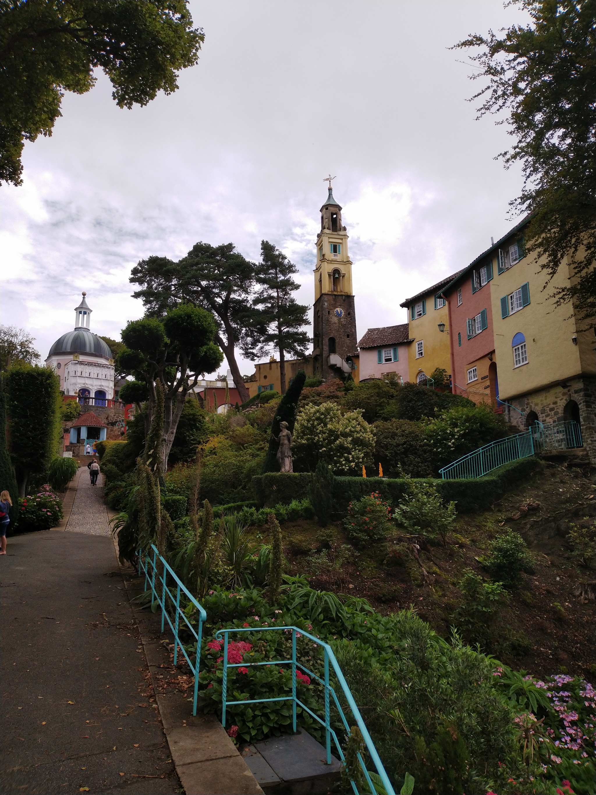 Six day trip to Wales part 2 (trip to Portmeirion) - My, Travels, Great Britain, Wales, North Wales, Tourism, Village, Forest, Sea, Video, Longpost