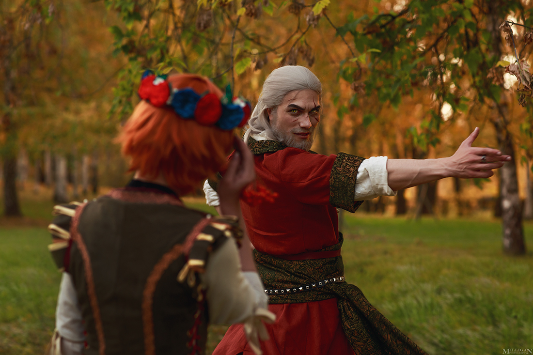 Shani and Witold (Geralt) | Hearts of Stone | Cosplay - My, Witcher, The Witcher 3: Wild Hunt, Shani, Geralt of Rivia, Cosplay, The Witcher 3: Hearts of Stone, Fantasy, Longpost