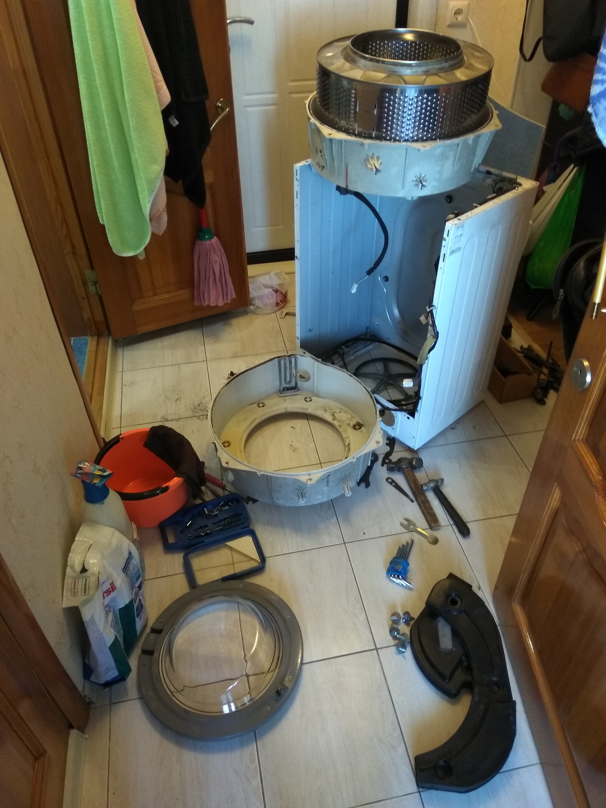 Friday debauchery - My, Washing machine, Repair