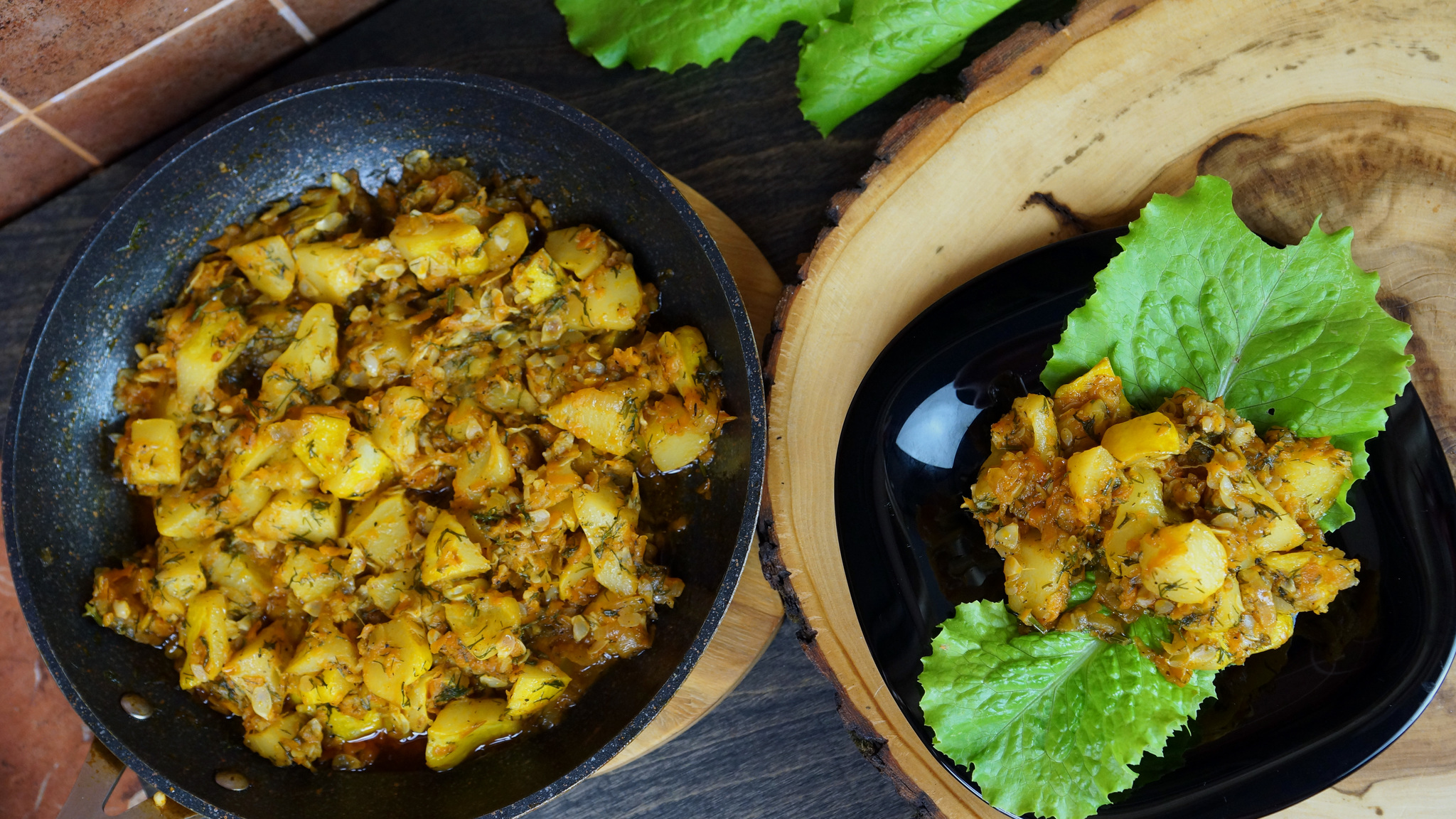 Squash stewed in a frying pan with sauteed vegetables - My, Stew, Squash, Recipe, Food, Cooking, With grandfather at lunch, Video, Longpost, Video recipe