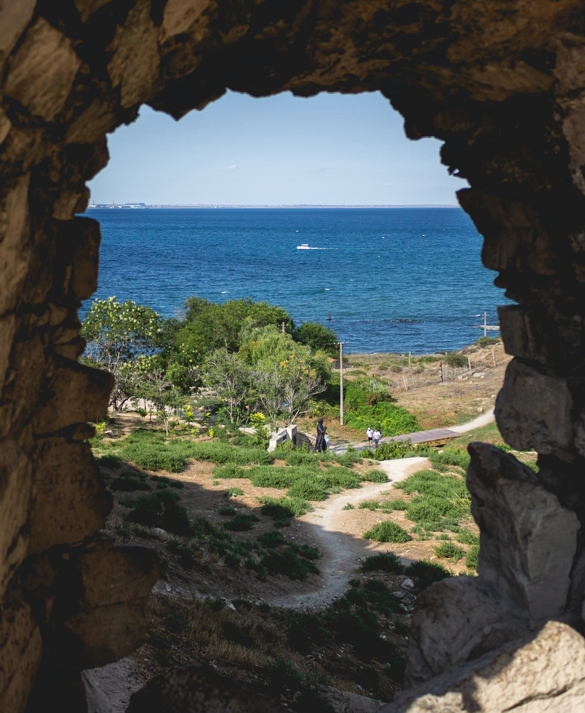 Genoese fortress, Feodosia - My, Canon, The photo, Crimea, Fortress, Feodosia, Travels, Genoese Fortress, Sea