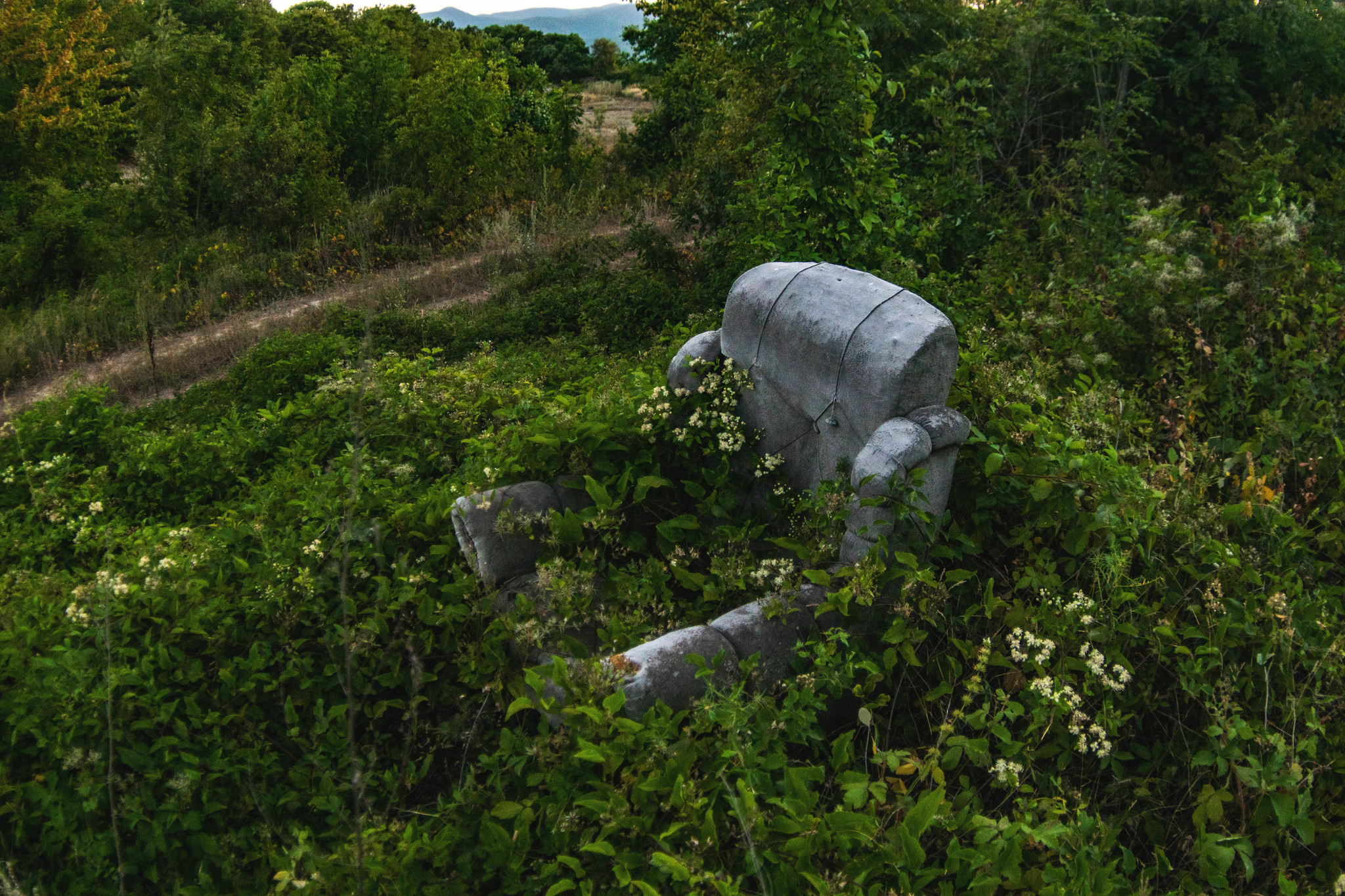 Just a chair far away in the mountains - My, Urbanphoto, Armchair, Travels, The mountains, Nature, The photo, Longpost