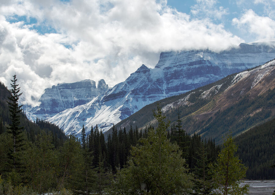 One of the most beautiful roads in the world - Icefields Parkway, Alberta, Canada - My, Canada, Alberta, Road, Travels, Wild animals, Lake, The mountains, Rocky Mountains, Longpost