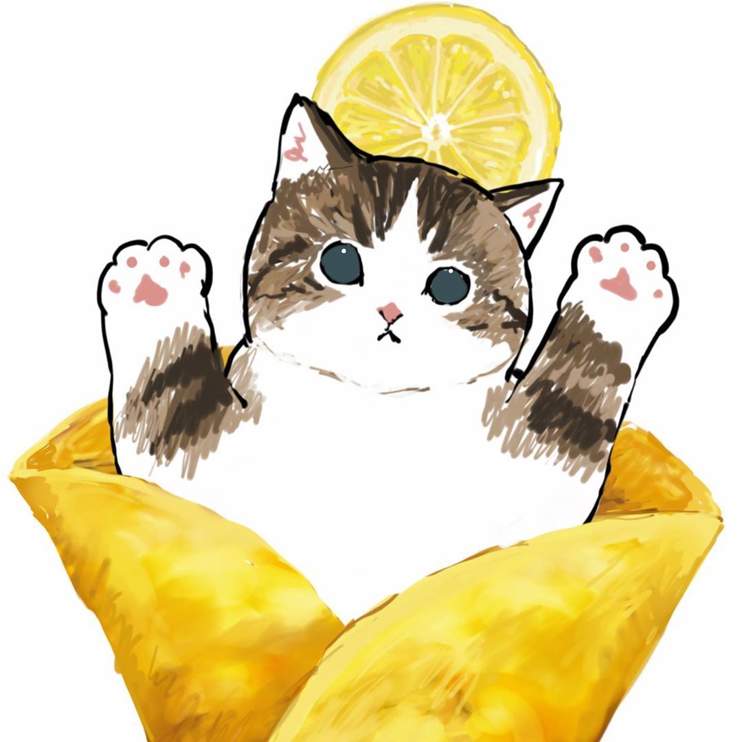 Cat pancakes - Art, Drawing, cat, Pancakes, Nyangsongi, Longpost