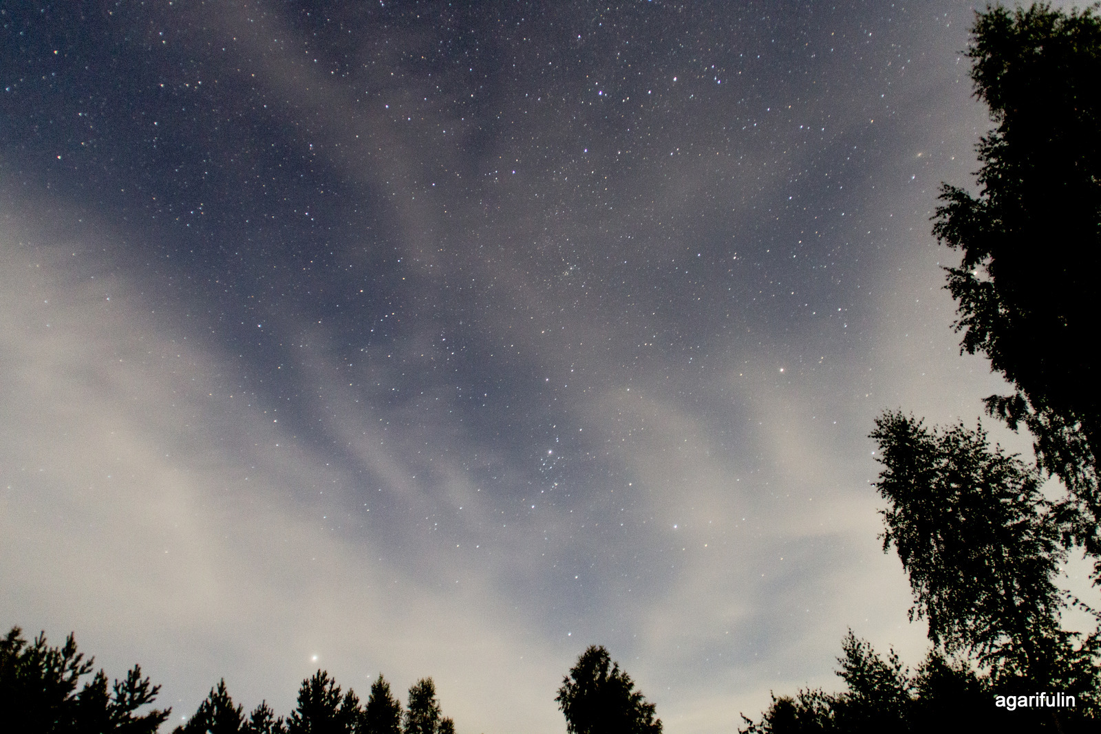 Dacha summer - My, Sky, Dacha, Summer, Nature, Stars, Canon, Canon 600D, Lightroom, Longpost