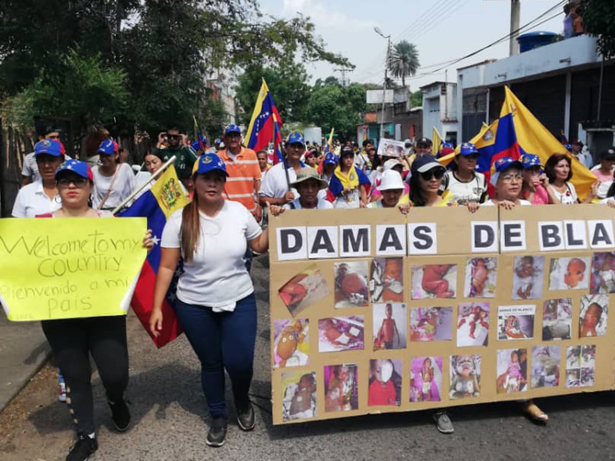 Ladies in white - Cuba, Nicaragua, Venezuela, Protest, Republic of Belarus, Provocation, Politics, Video, Longpost