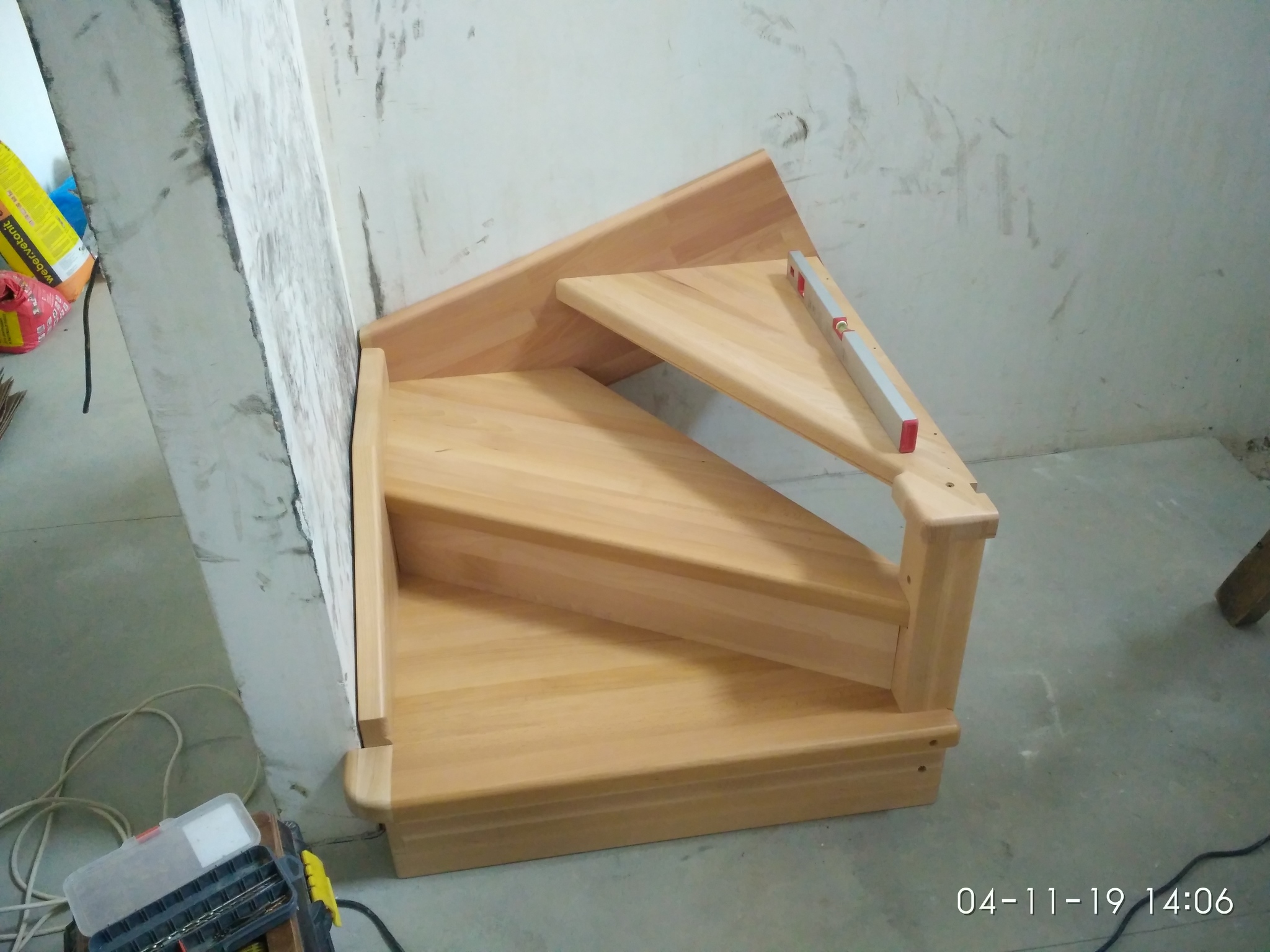 Installation of stairs - My, Stairs, Needlework, Woodworking, Longpost, Needlework with process