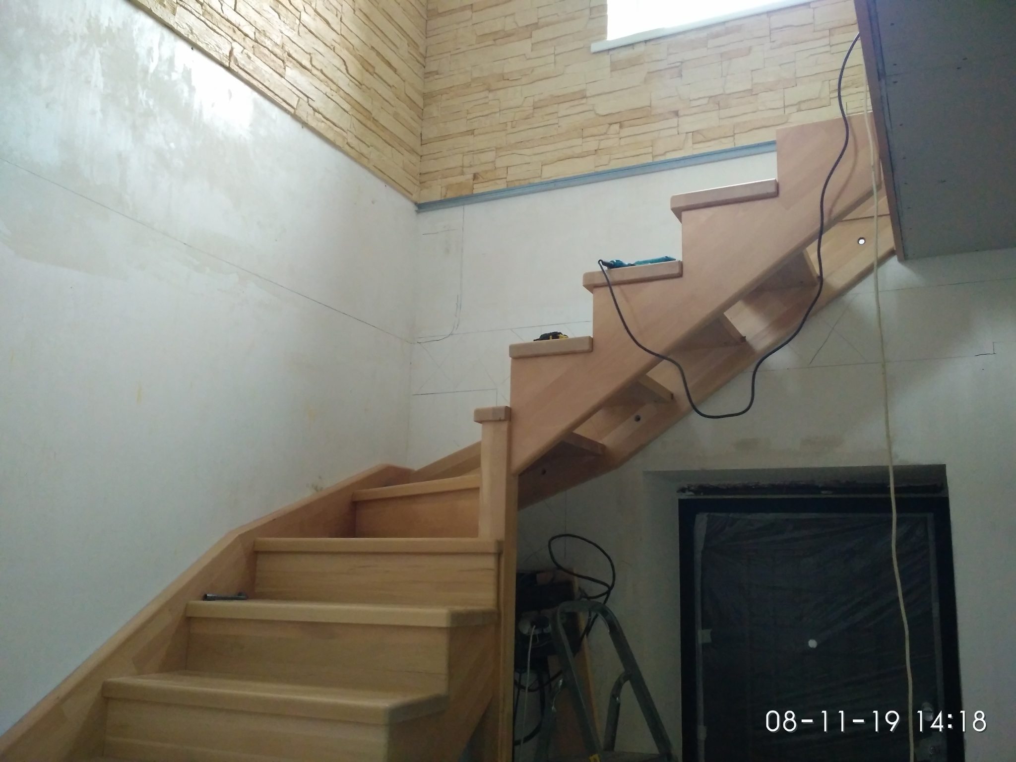 Installation of stairs - My, Stairs, Needlework, Woodworking, Longpost, Needlework with process