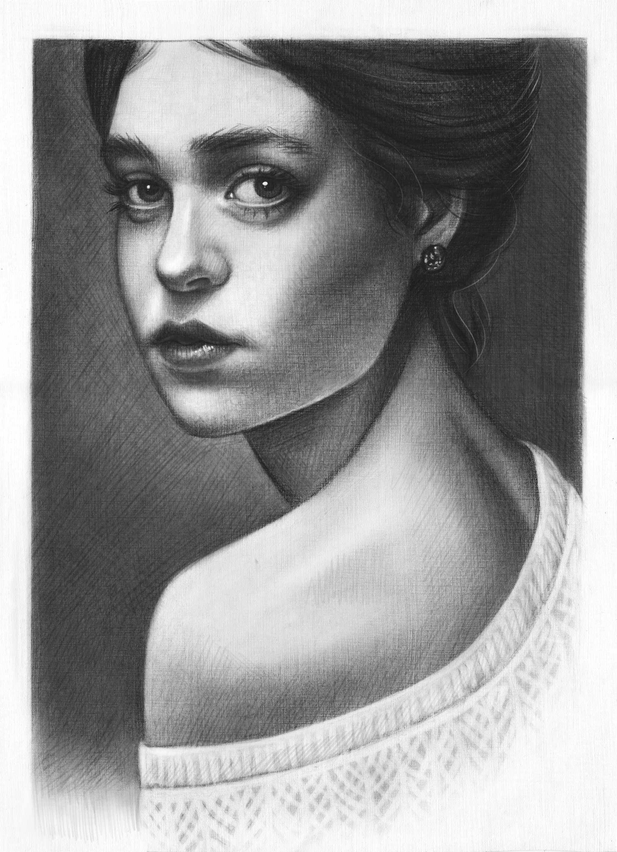 Portraits - My, Drawing, Portrait, Girls, Longpost