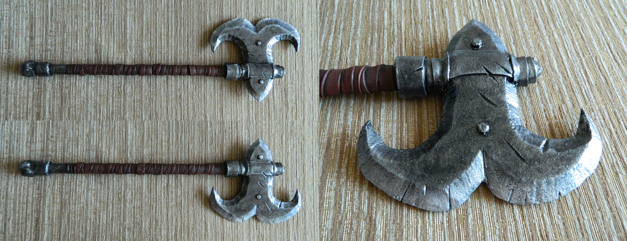 My old works. Fake weapons - My, Needlework without process, Needlework, Warhammer 40k, Warhammer, Fallout, Darkest dungeon, The Elder Scrolls V: Skyrim, The elder scrolls, Longpost