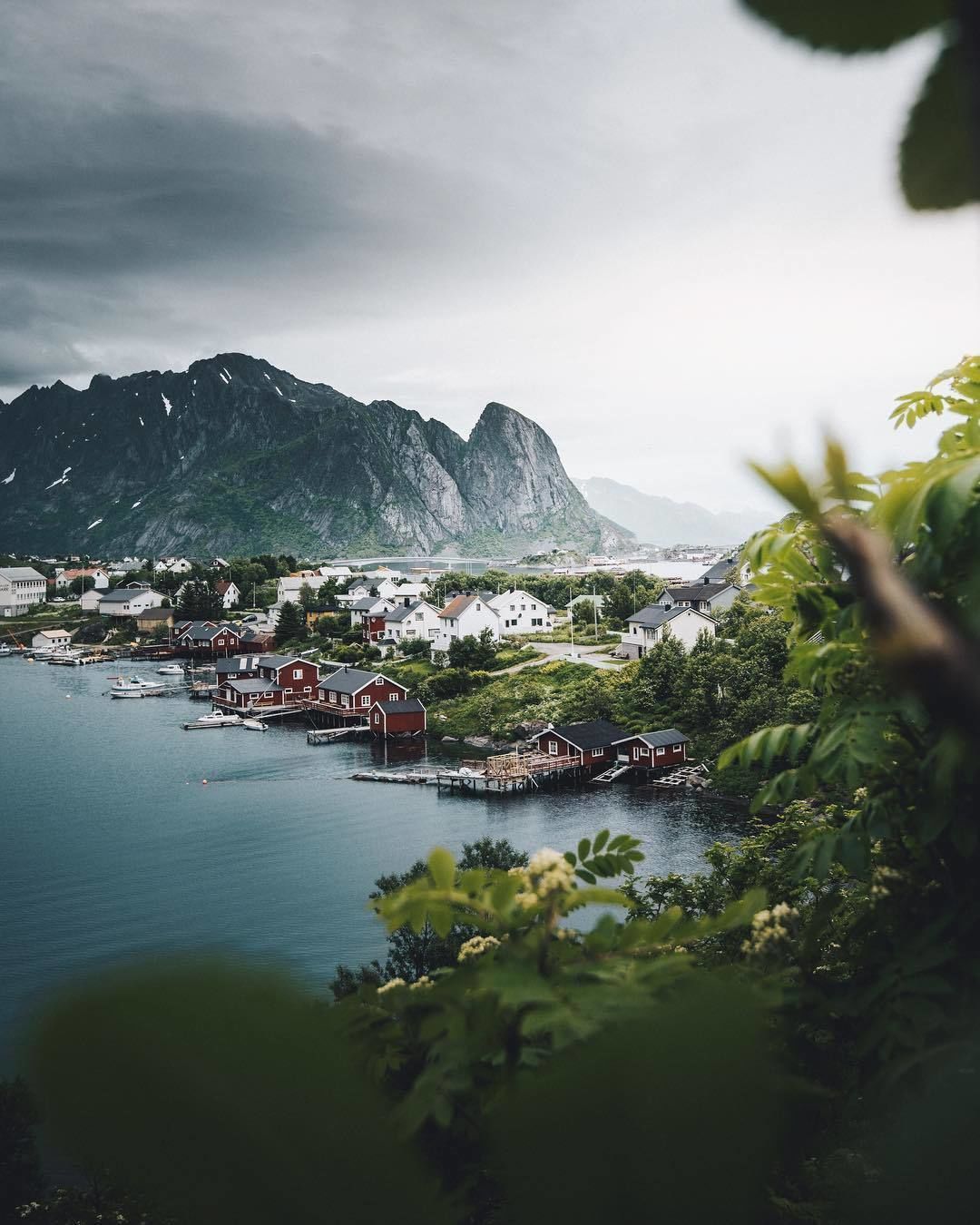 Norway, Lofoten Islands - The photo, Norway, Nature, Fjords, Sea, The rocks, Longpost