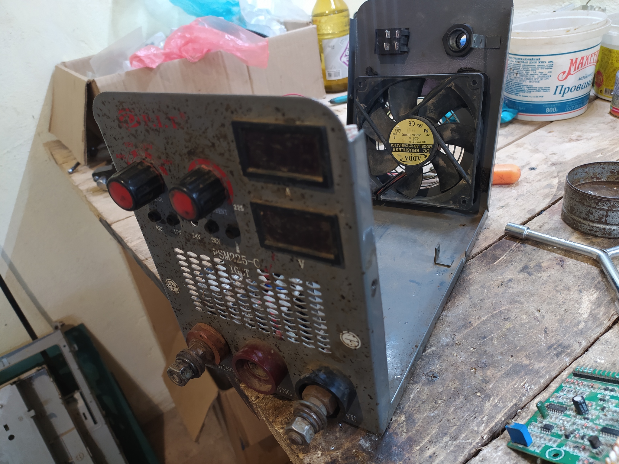 Ushatannik repair. PIT PSM-225-C Part 1 - My, Welding Inverter, Repair, Rukozhop, Longpost, Mat