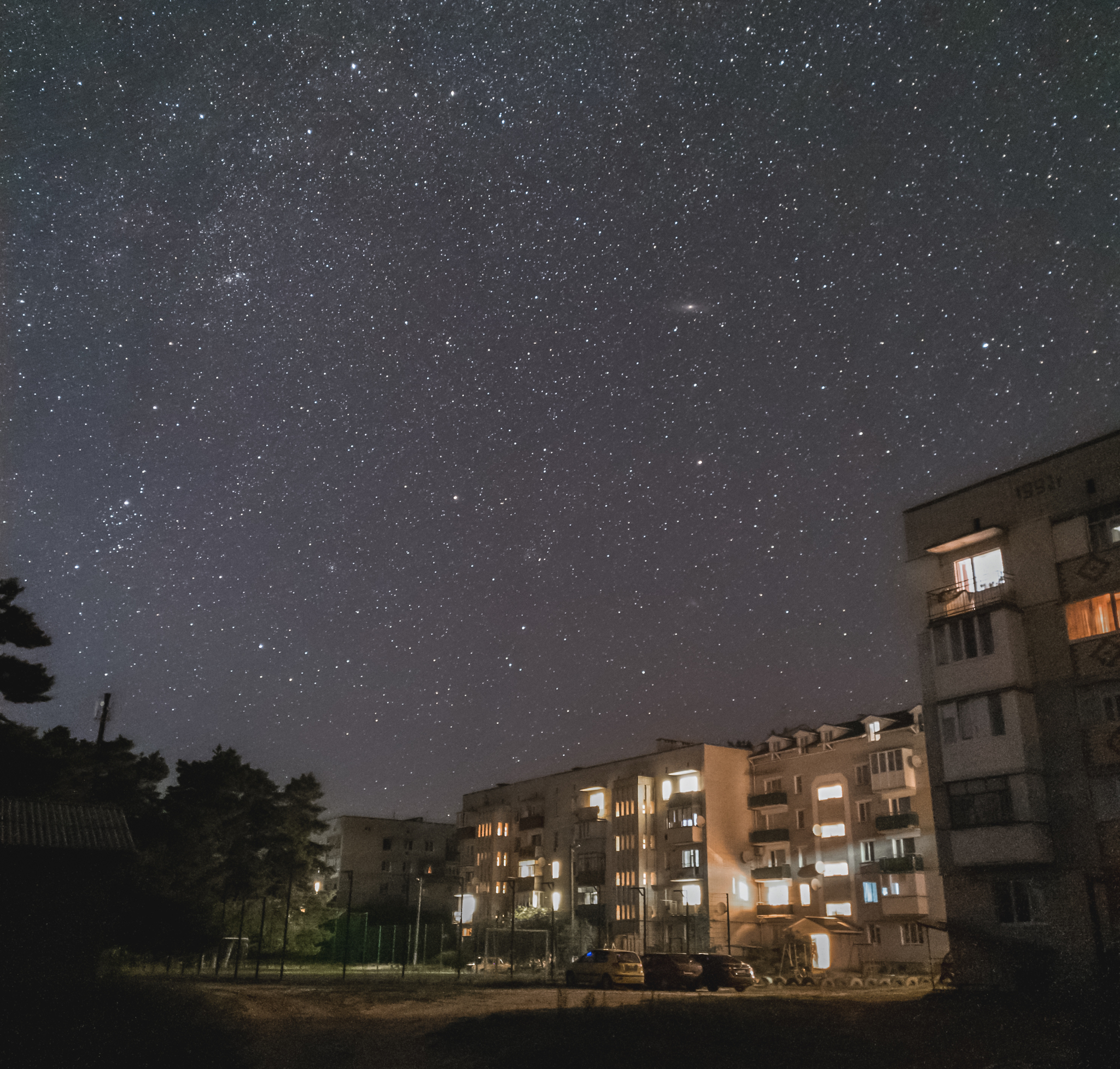 Astrophotography on your phone - My, Astrophoto, Neowise, Xiaomi Redmi Note 7, Longpost, Comet